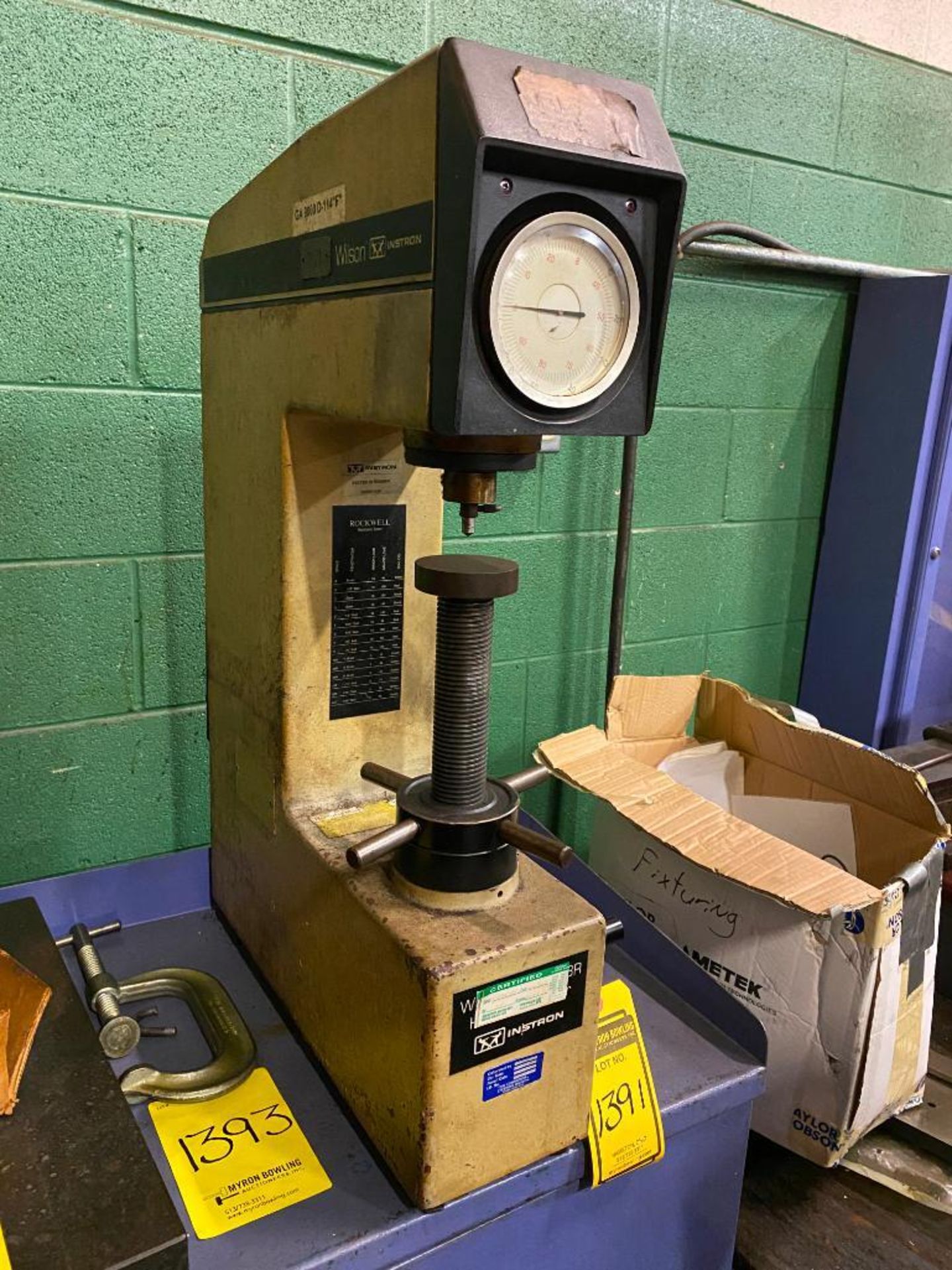 Wilson Instron hardness tester