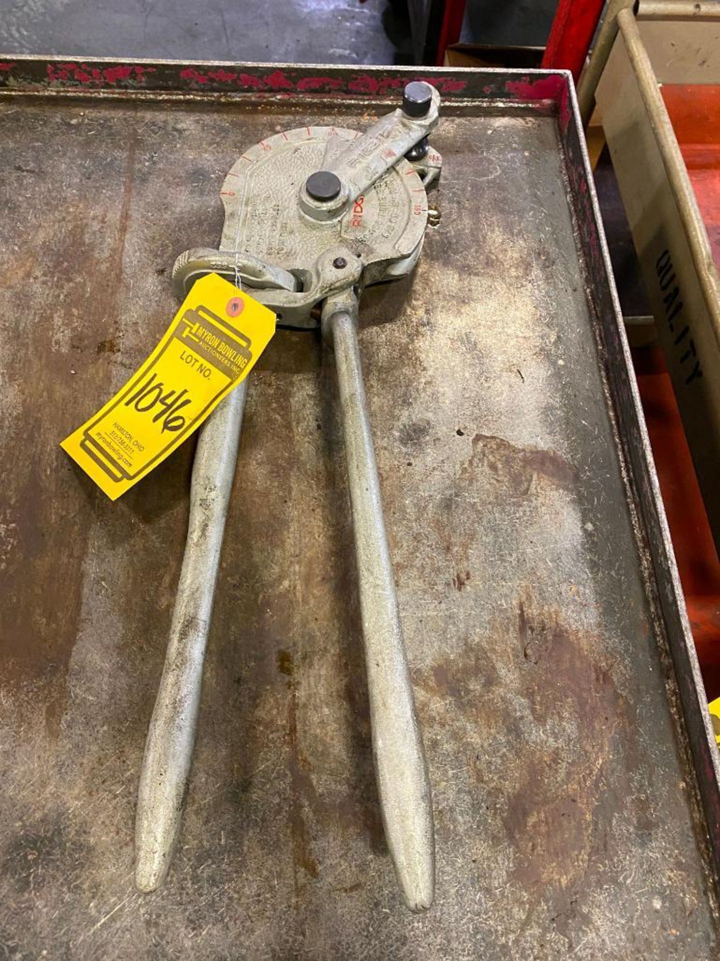 Ridgid radius tube bender