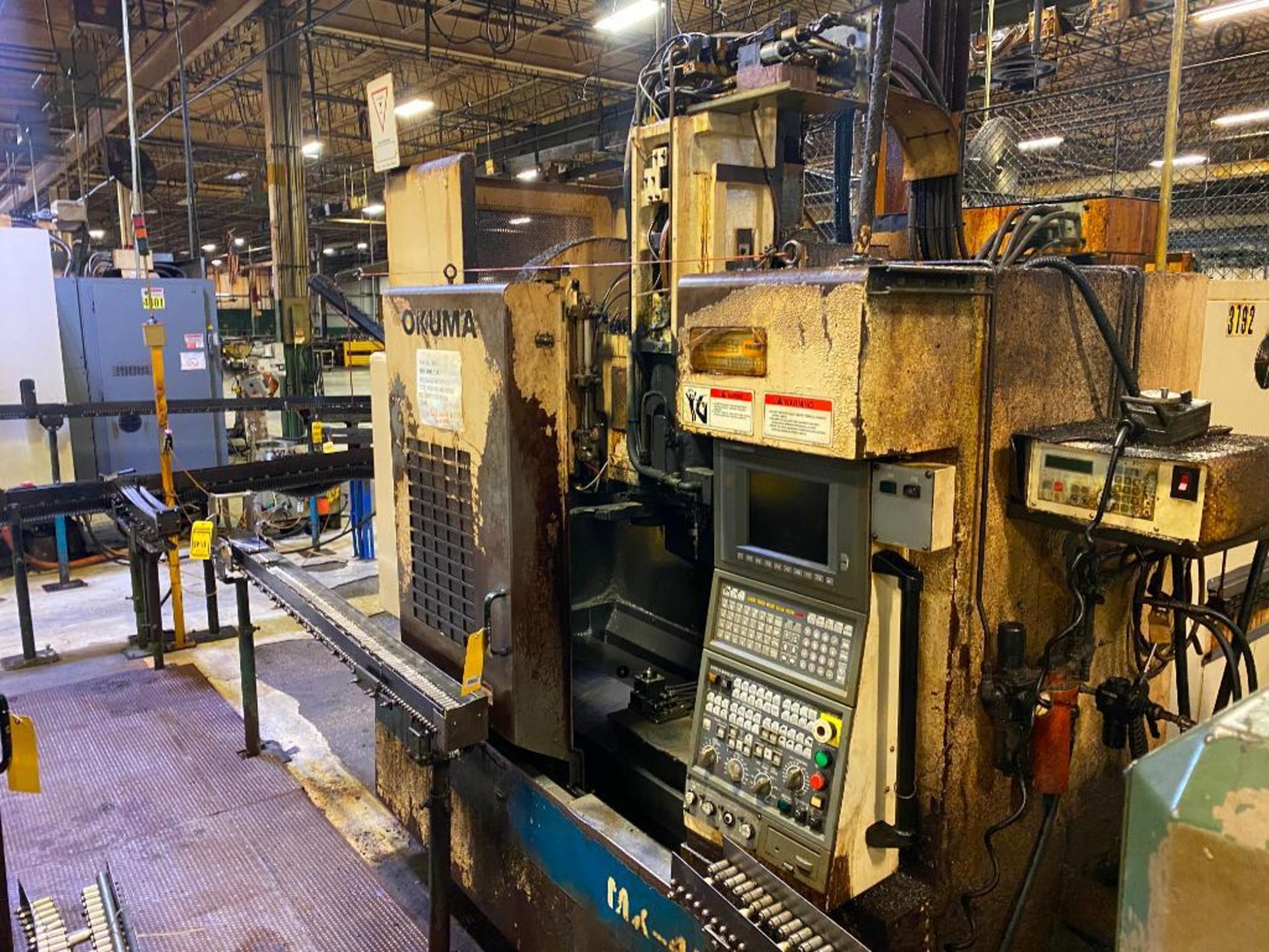 Okuma MX-45VAE vertical machining center, 39" x 20" table, 20-station ATC, type MC-45, OSP700M contr - Image 2 of 6