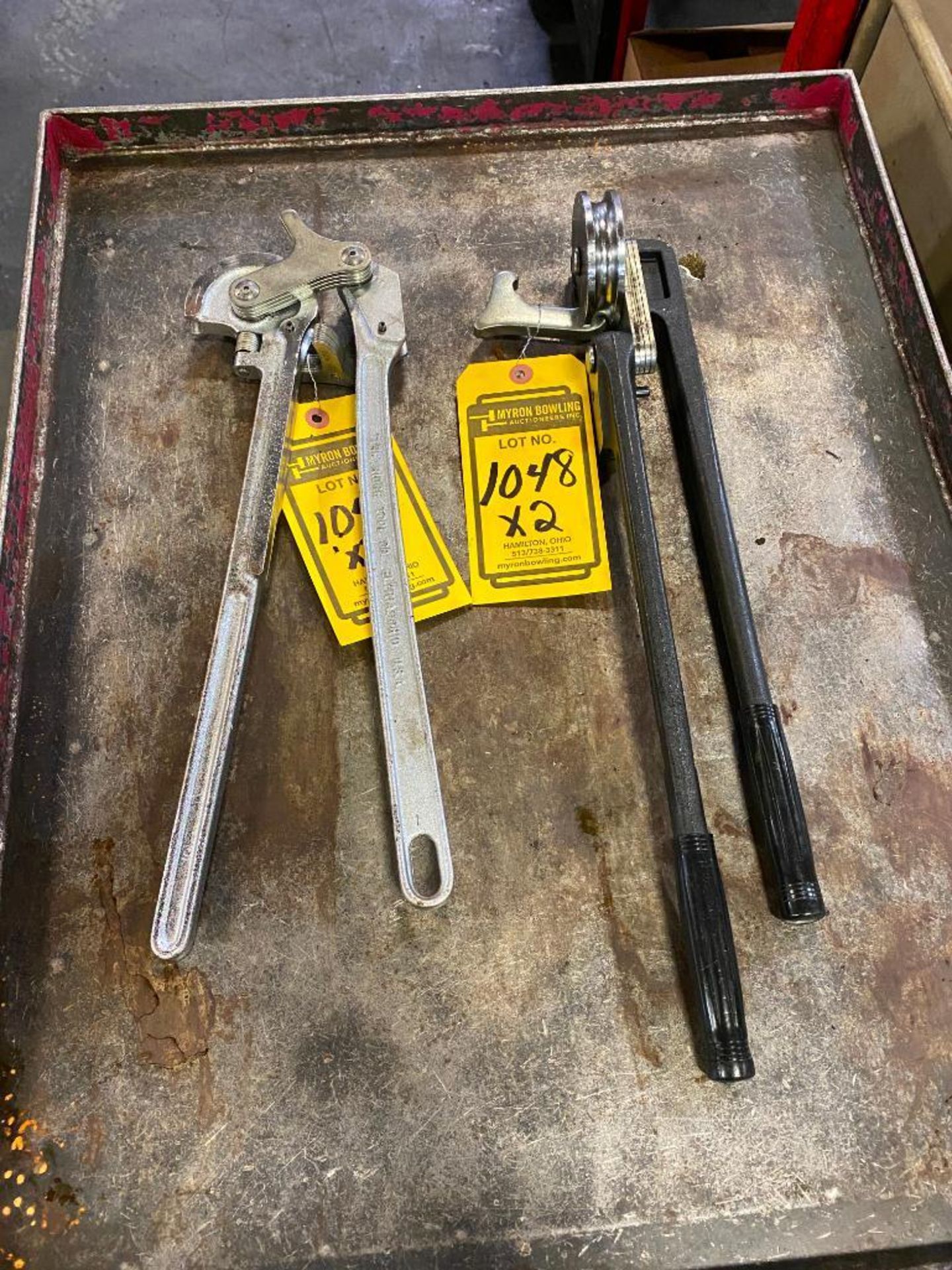 (2) radius tube benders