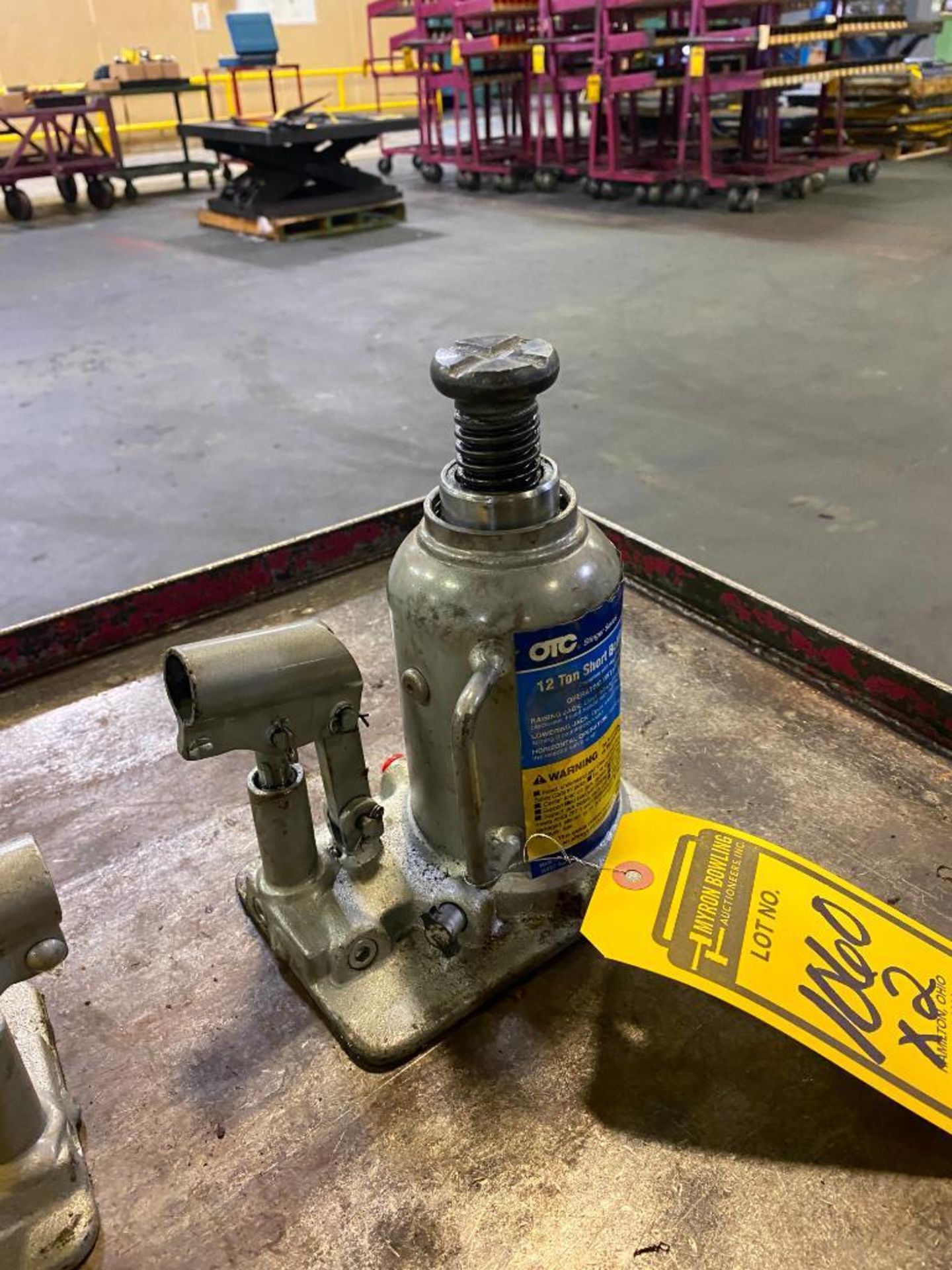 (2) OTC 12-ton bottle jacks - Image 2 of 2