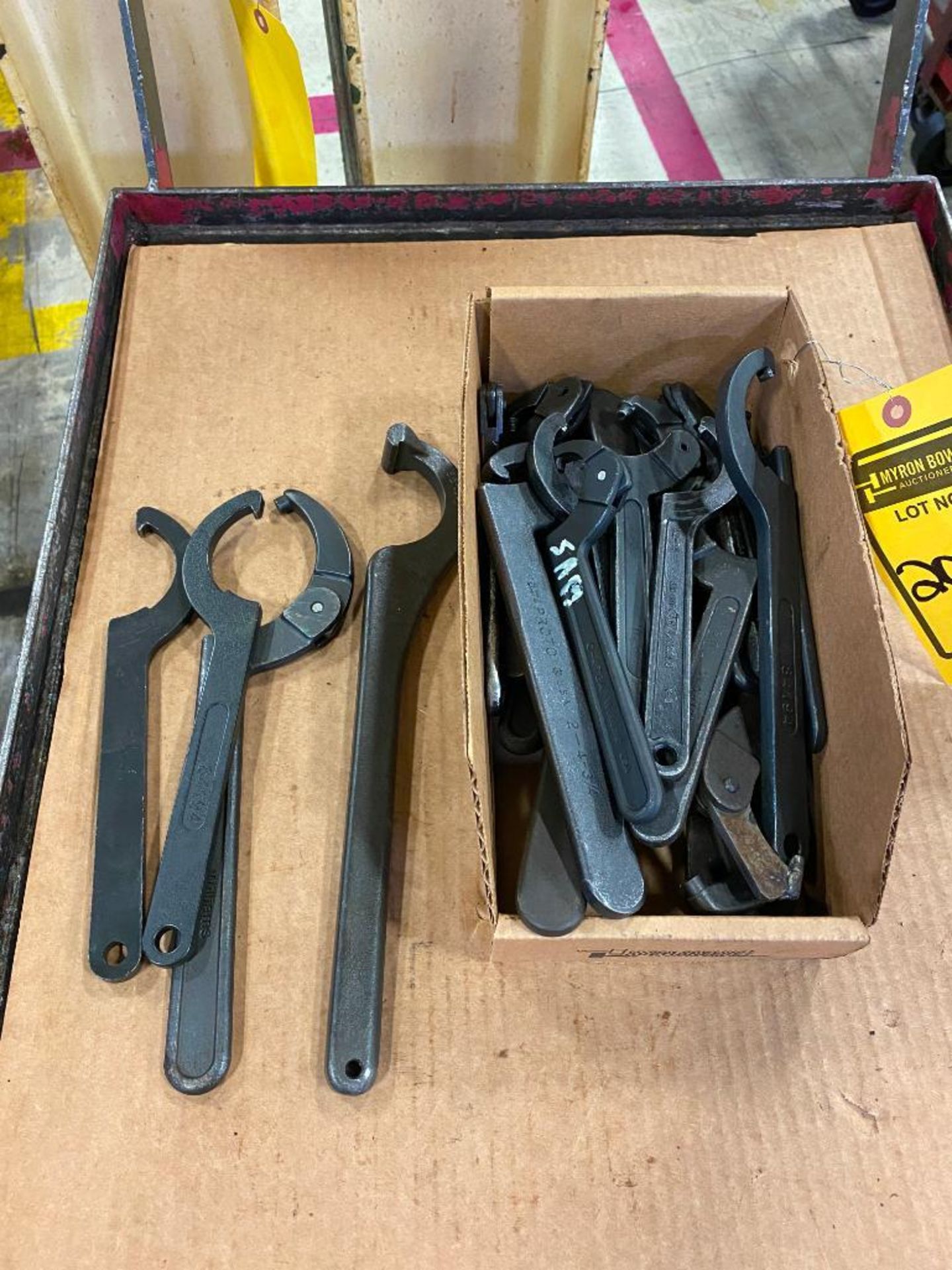 Box w/ Assorted Spanner Wrenches