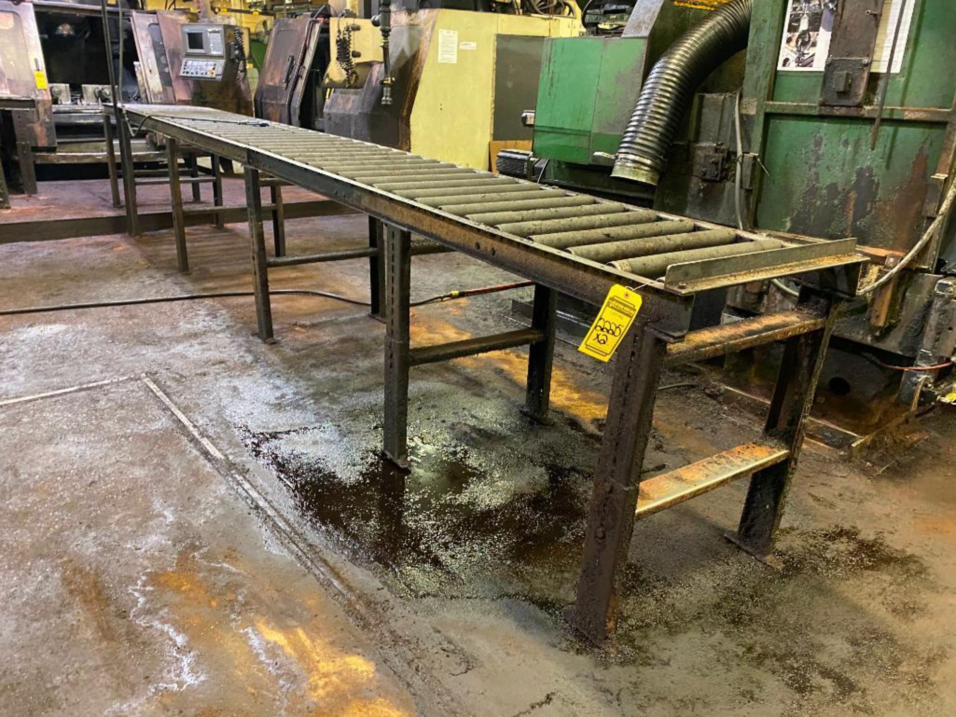 (2) Roller Conveyors, 24" W X 40' L Approx.