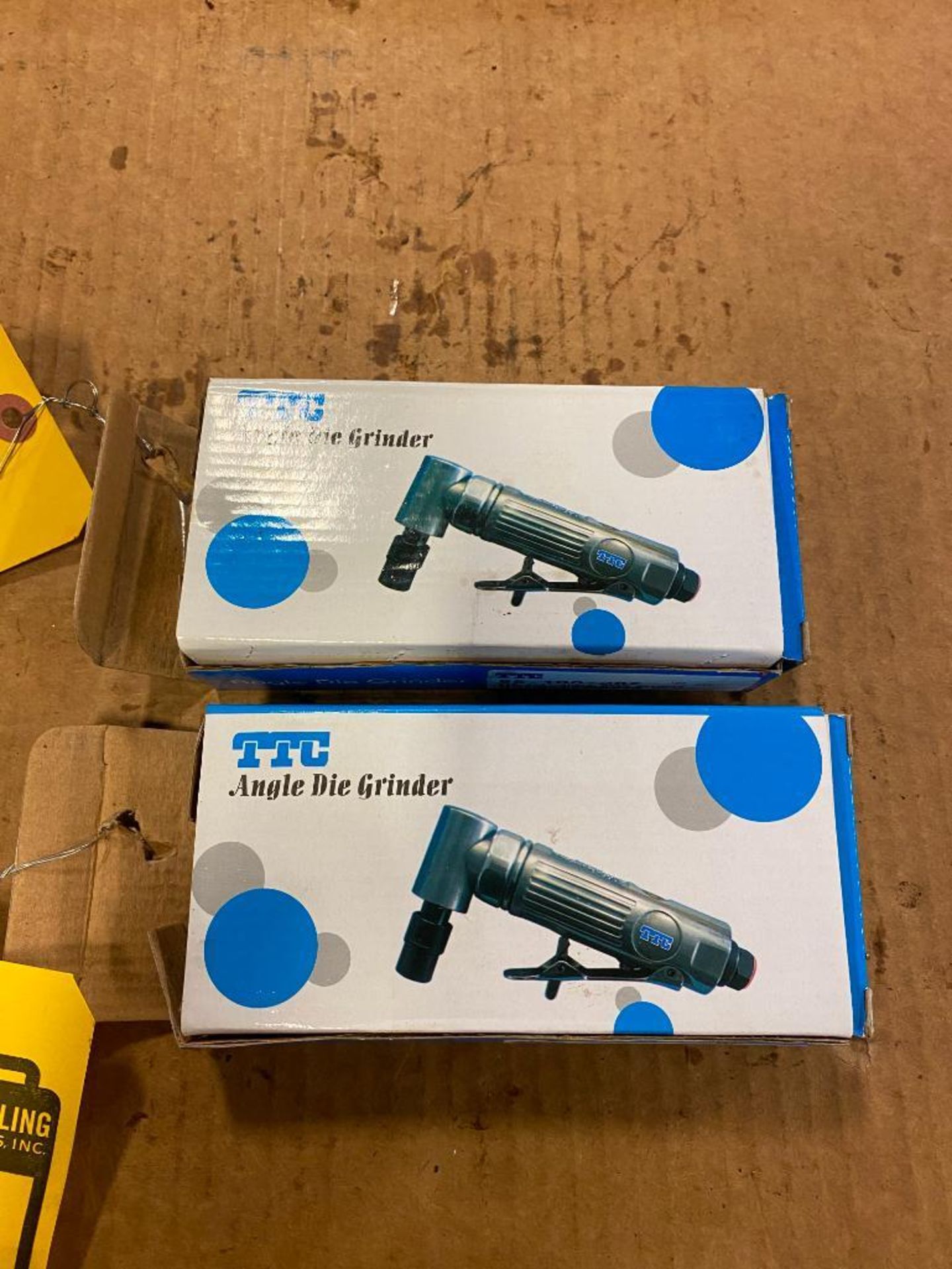 (2) (New) TTC 1/4" Pneumatic Angle Die Grinders