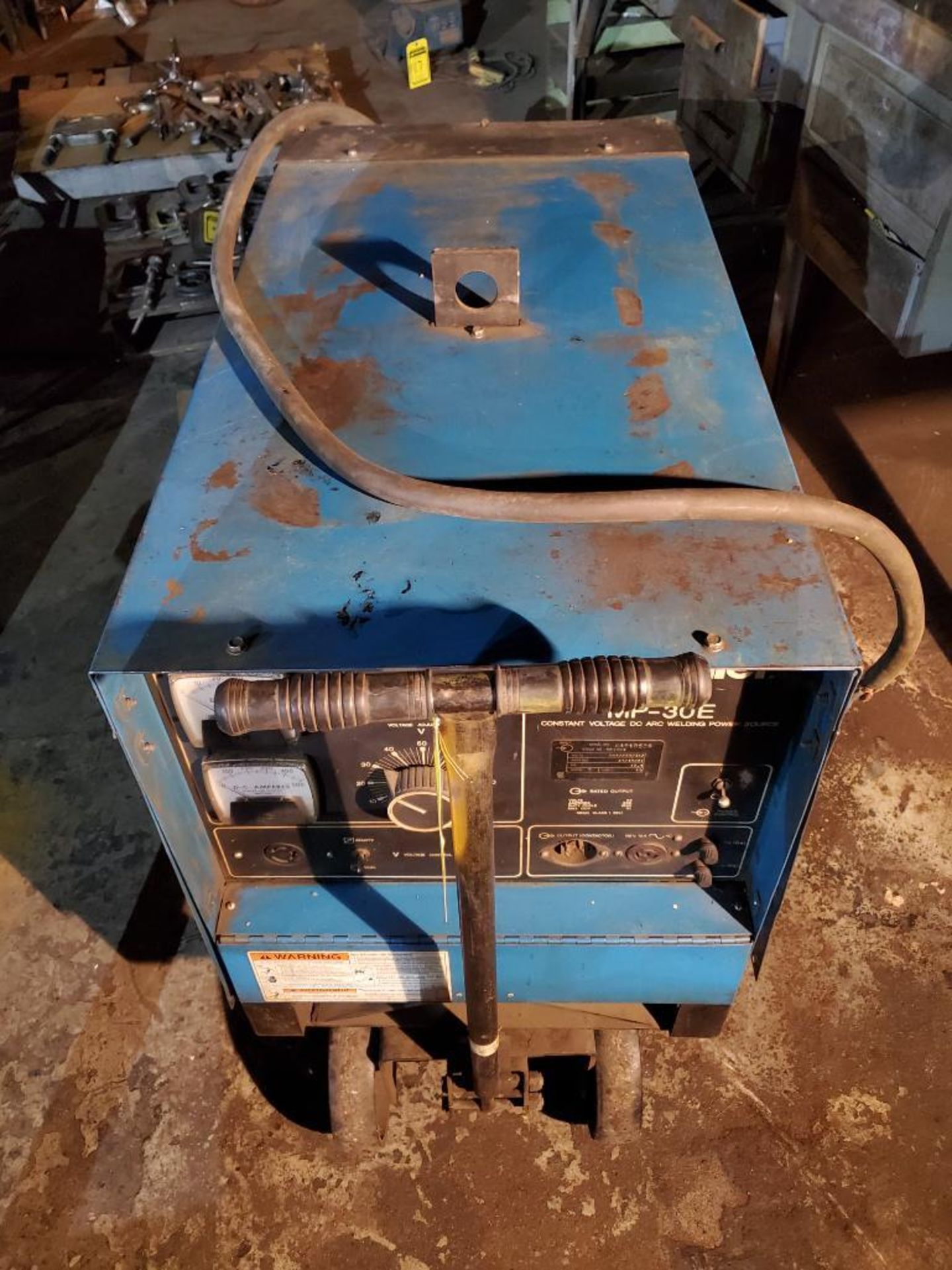 MILLER MP-30 CONSTANT VOLTAGE DC ARC WELDER, NO FEEDER - Image 3 of 6