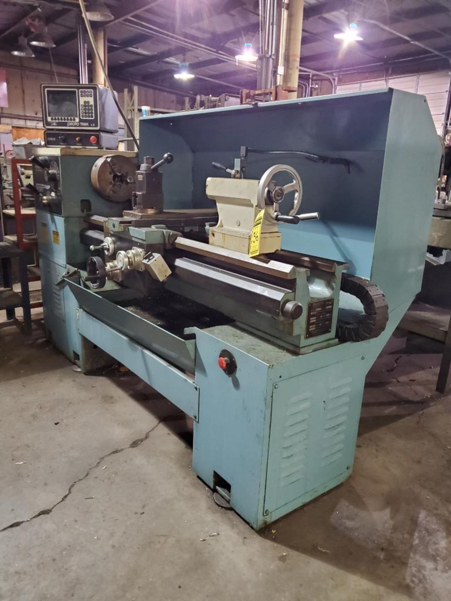 SPORT MACHINES SPORT 1745P HORIZONTAL ENGINE LATHE, 10" 3-JAW CHUCK, 5' BED, TAILSTOCK ,CROSS SLIDE, - Image 3 of 11