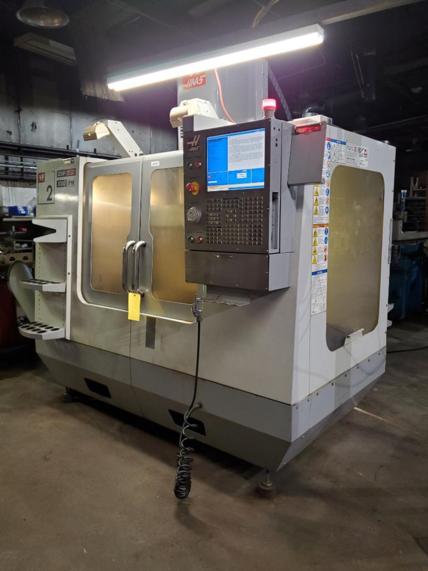 2008 HAAS VF-2D VERTICAL CNC MACHINING CENTER, S/N 1070960, 208/230V, 40 TAPER SPINDLE, 36" X 14" TA - Image 13 of 21