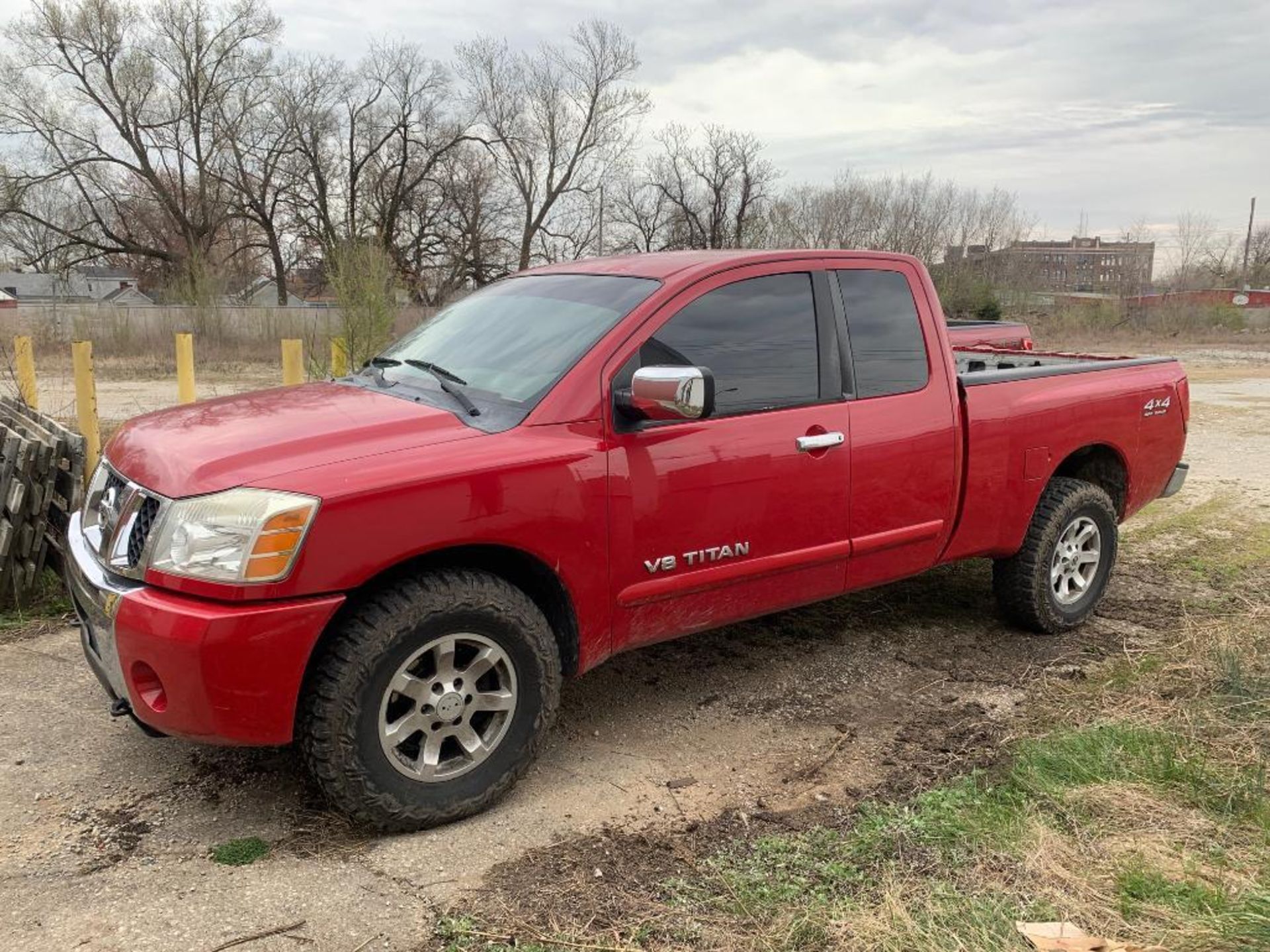 2005 NISSAN TITAN EXTENDED CAB PICKUP TRUCK, VIN 1N6BA06B6527742, SHORT BED, AUTOMATIC TRANSMISSION,