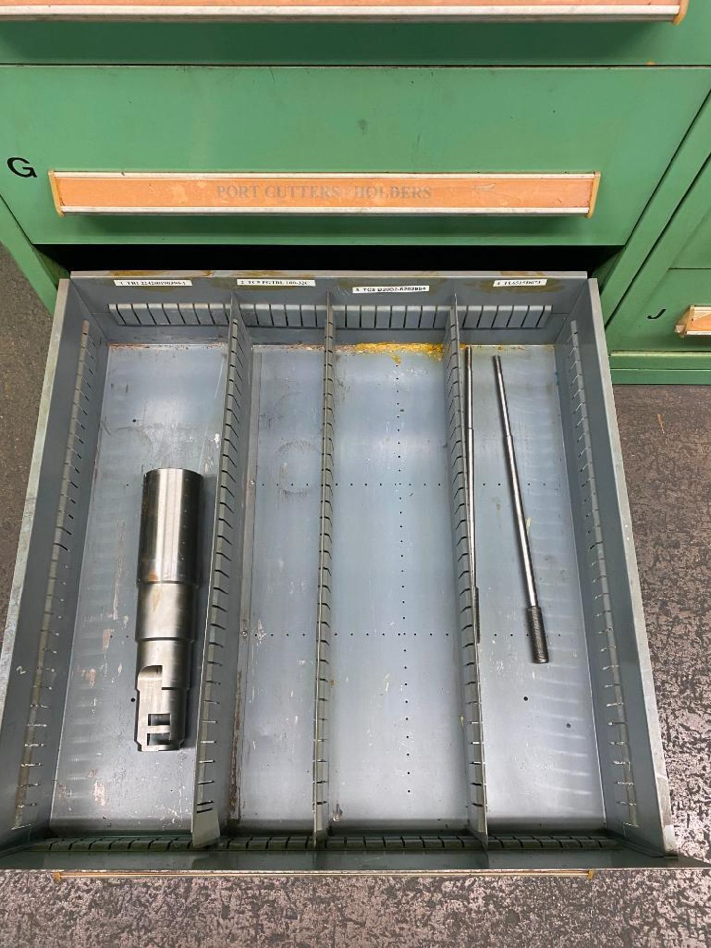 Stanley Vidmar 8-Drawer Cabinet w/ Adaptors, Files - Image 7 of 7