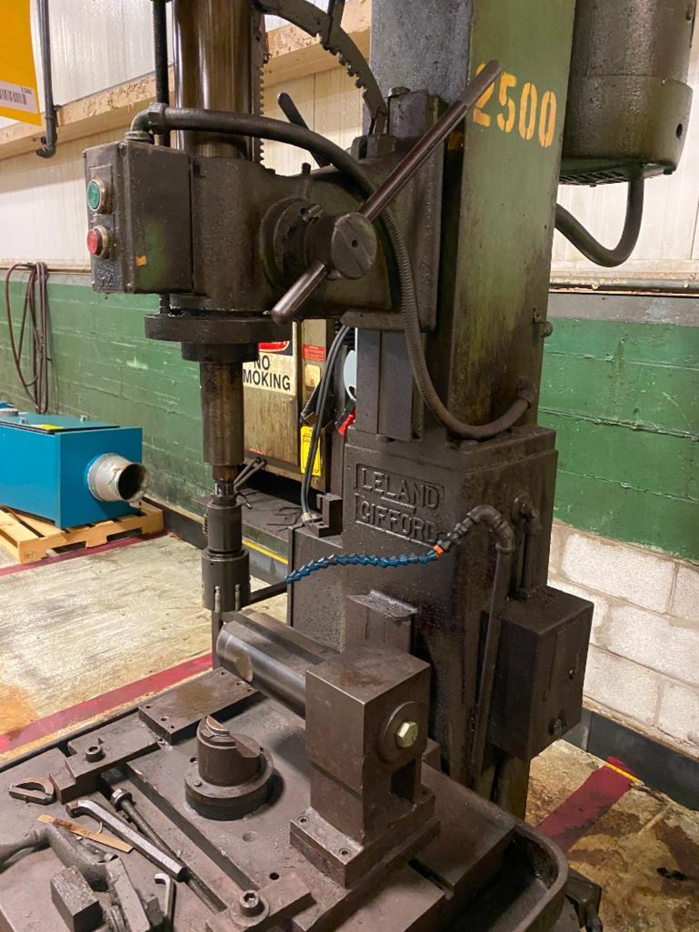 1968 Leland Gifford Drill Press, 23" X 25" Table, S/N 3B-1S-24-455 - Image 2 of 3