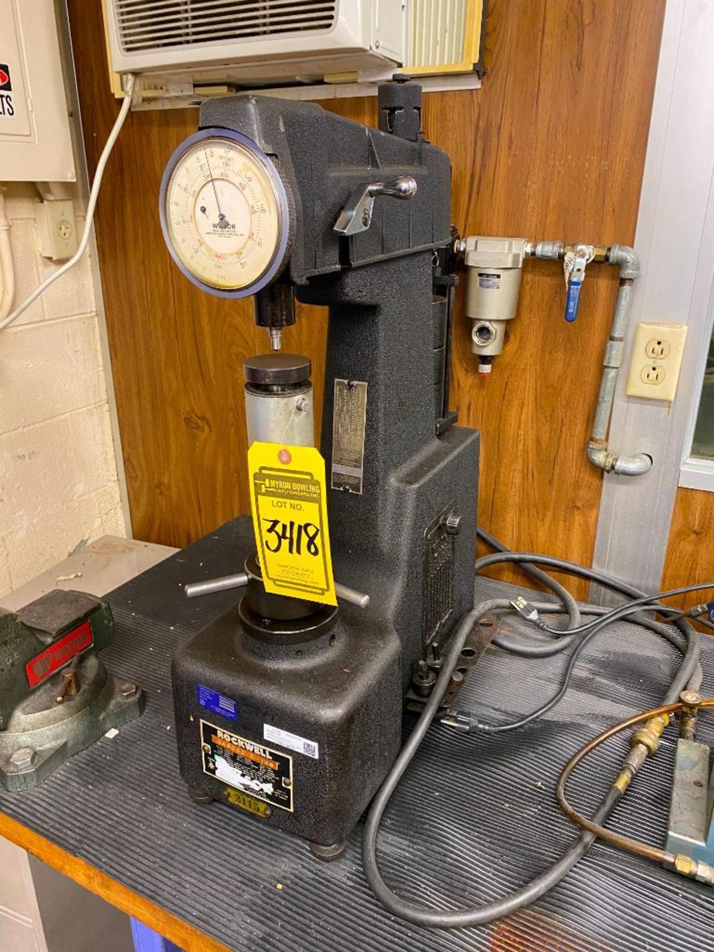 Rockwell Hardness Tester, Model 3TTBB, S/N 605