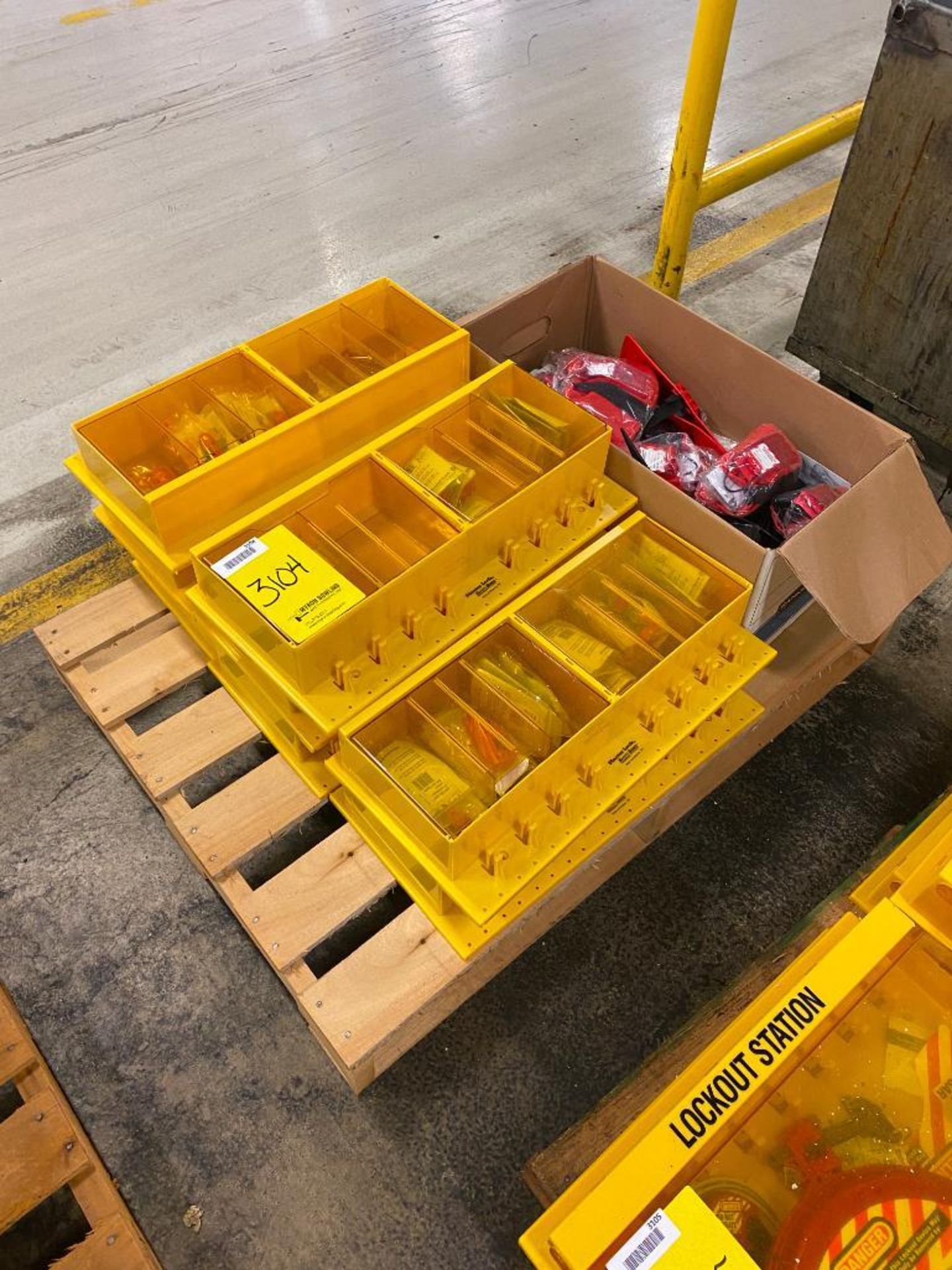 Pallet w/ Assorted Safety Lock Outs