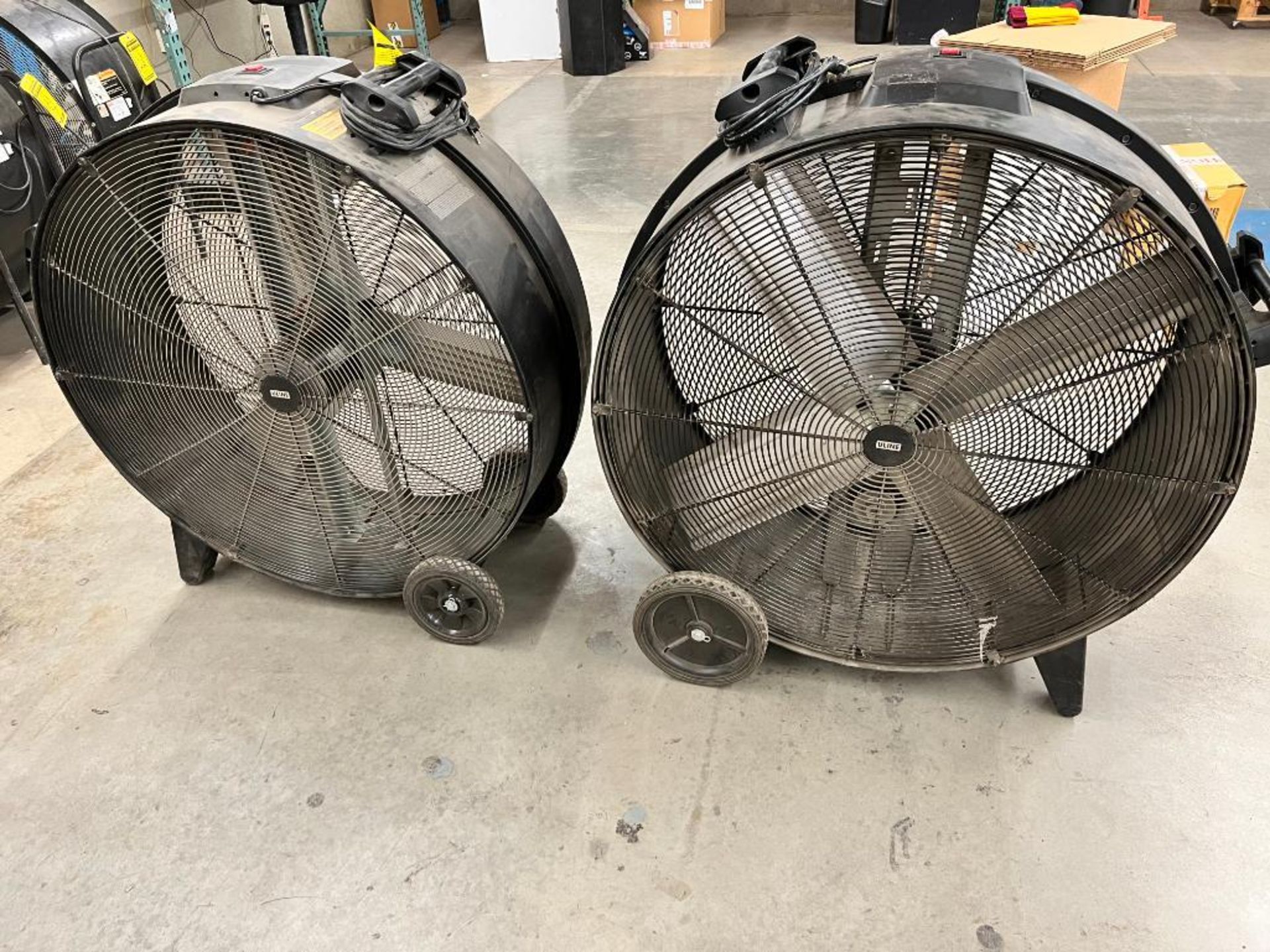 (2) Uline 36" Fan