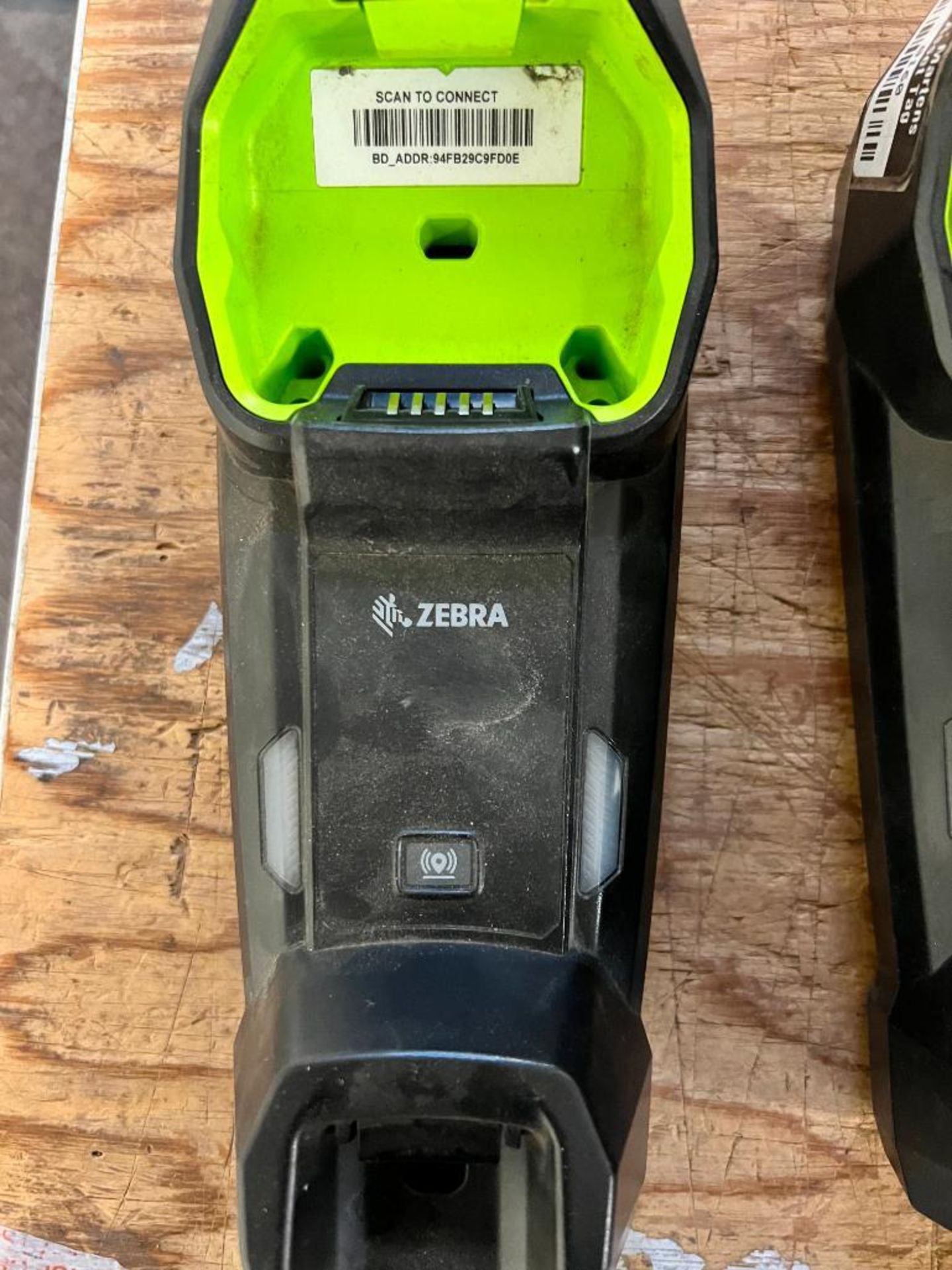 (3) Zebra SR/FIPS Handheld Barcode Scanners w/ Docking Charging Station - Image 4 of 4