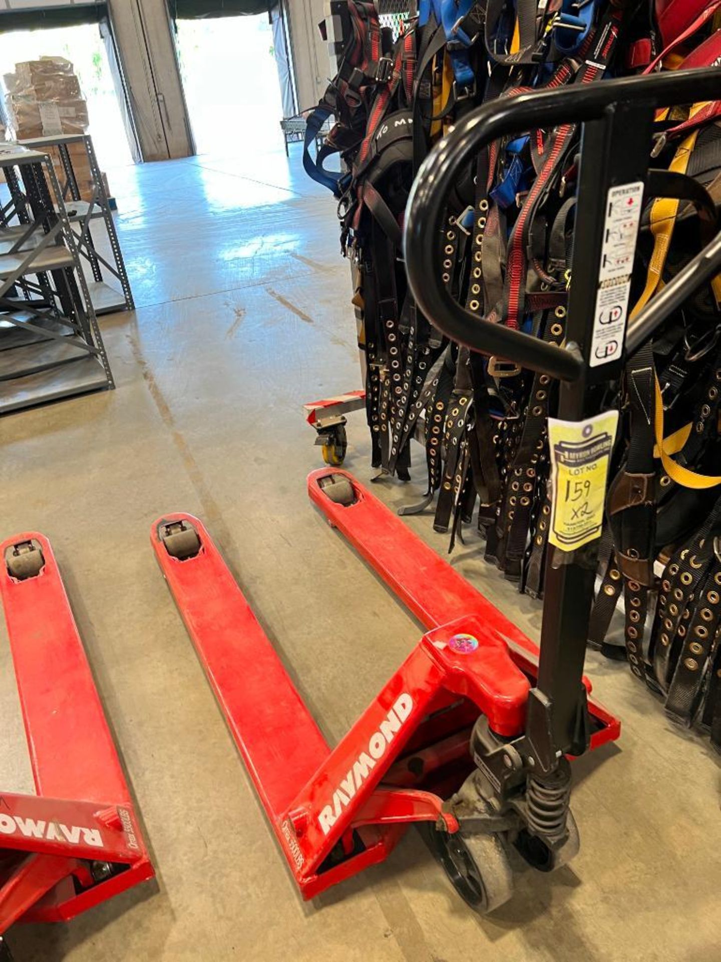 (2) Raymond Qmax 5,500 Lb. Pallet Jack - Image 3 of 4