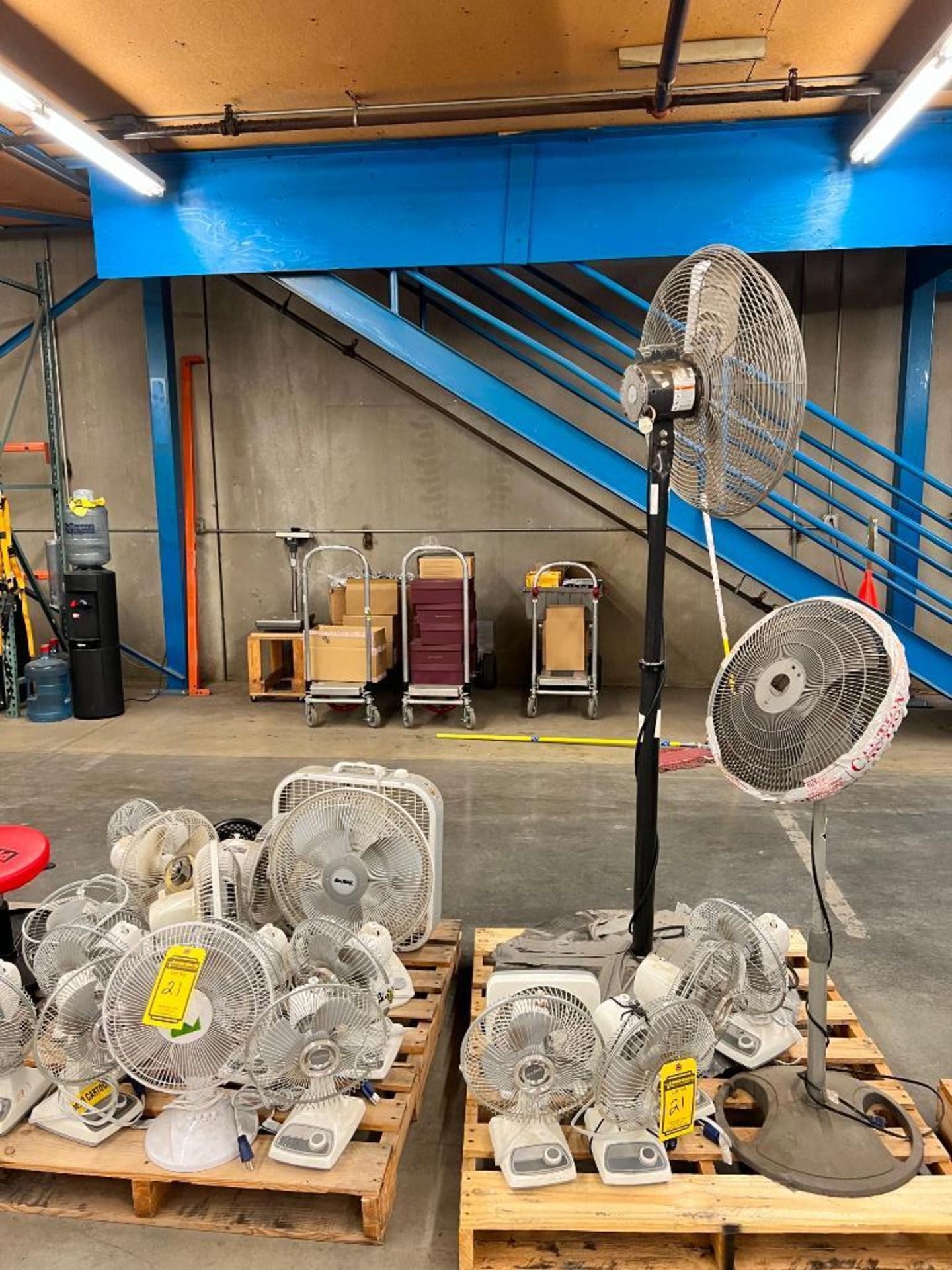 (2) Skids of Assorted Size Fans