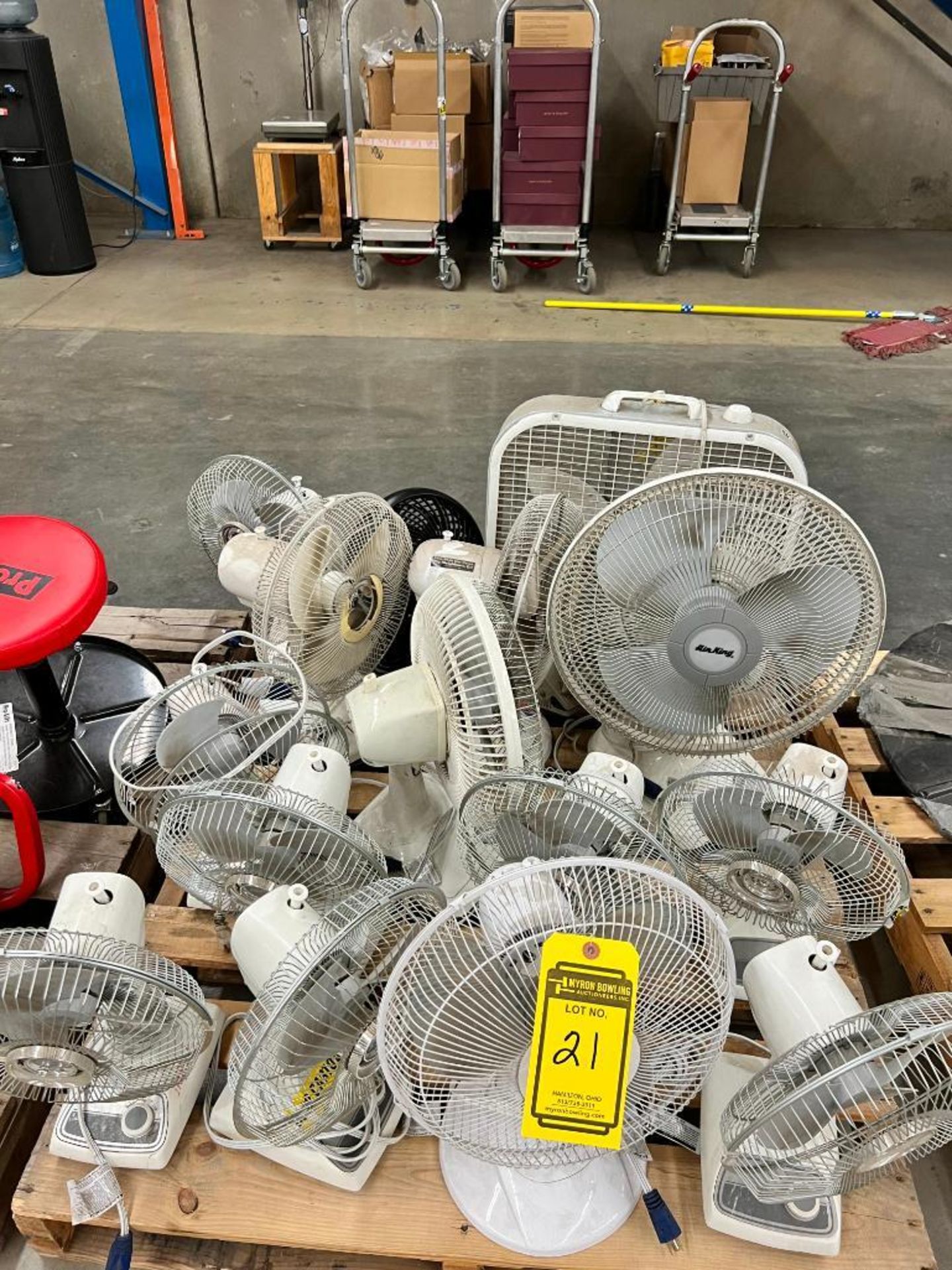 (2) Skids of Assorted Size Fans - Image 2 of 3