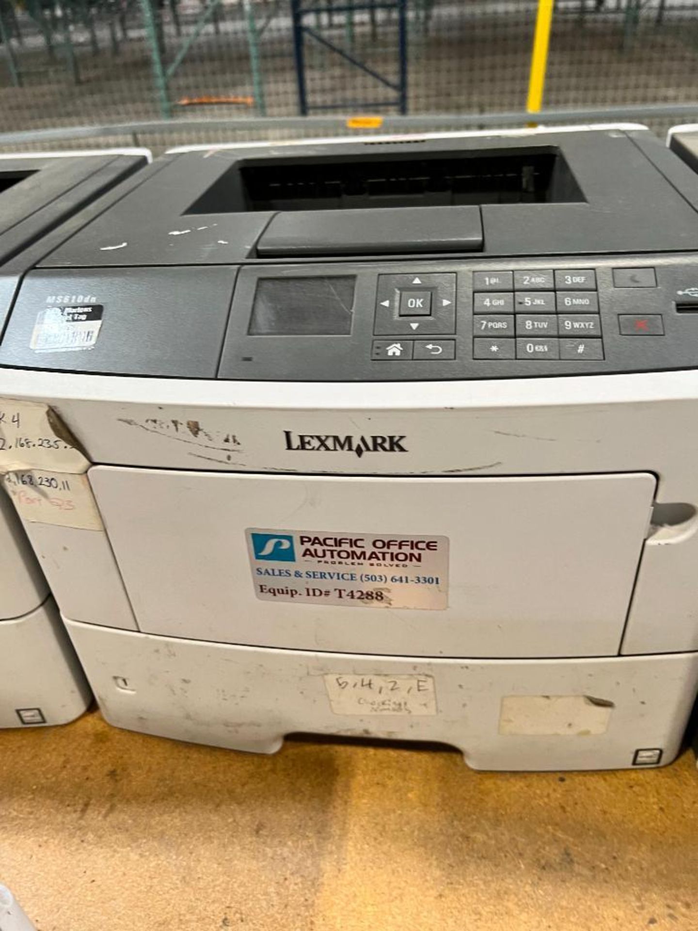 (3) Lexmark Laser Printers, Model MS610DN