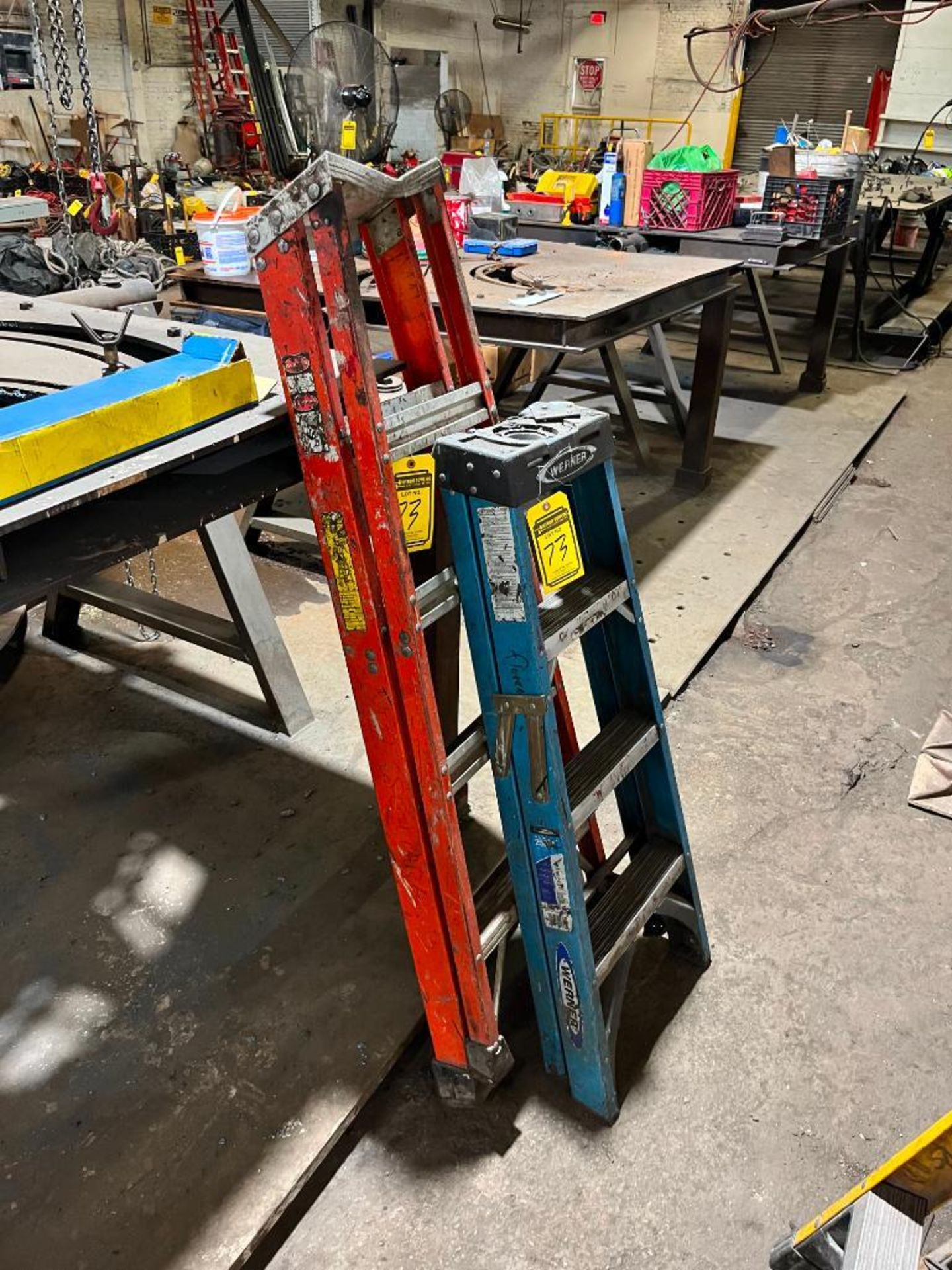 (3) step ladders: 4' & 6'