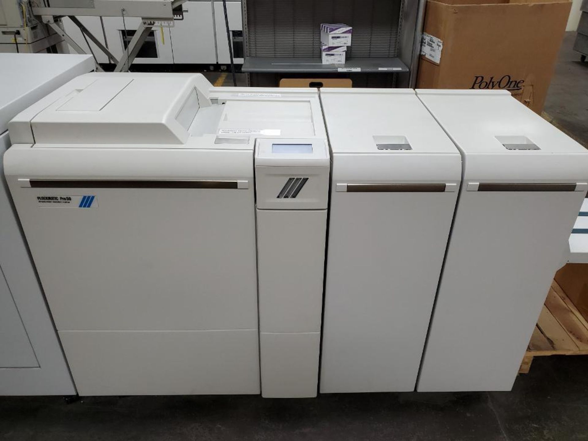 2012 Xerox Color 1000 Press Printer, Plockmatic Pro 50 Production Booklet Maker Finisher, Stacker Ca - Image 7 of 21