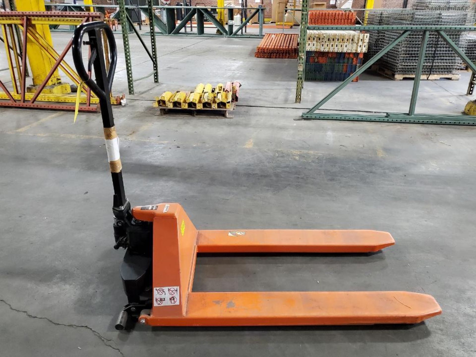 Zenith 2,200 Lb. Scissor Lift Pallet Jack, Slow/Fast Lift Function