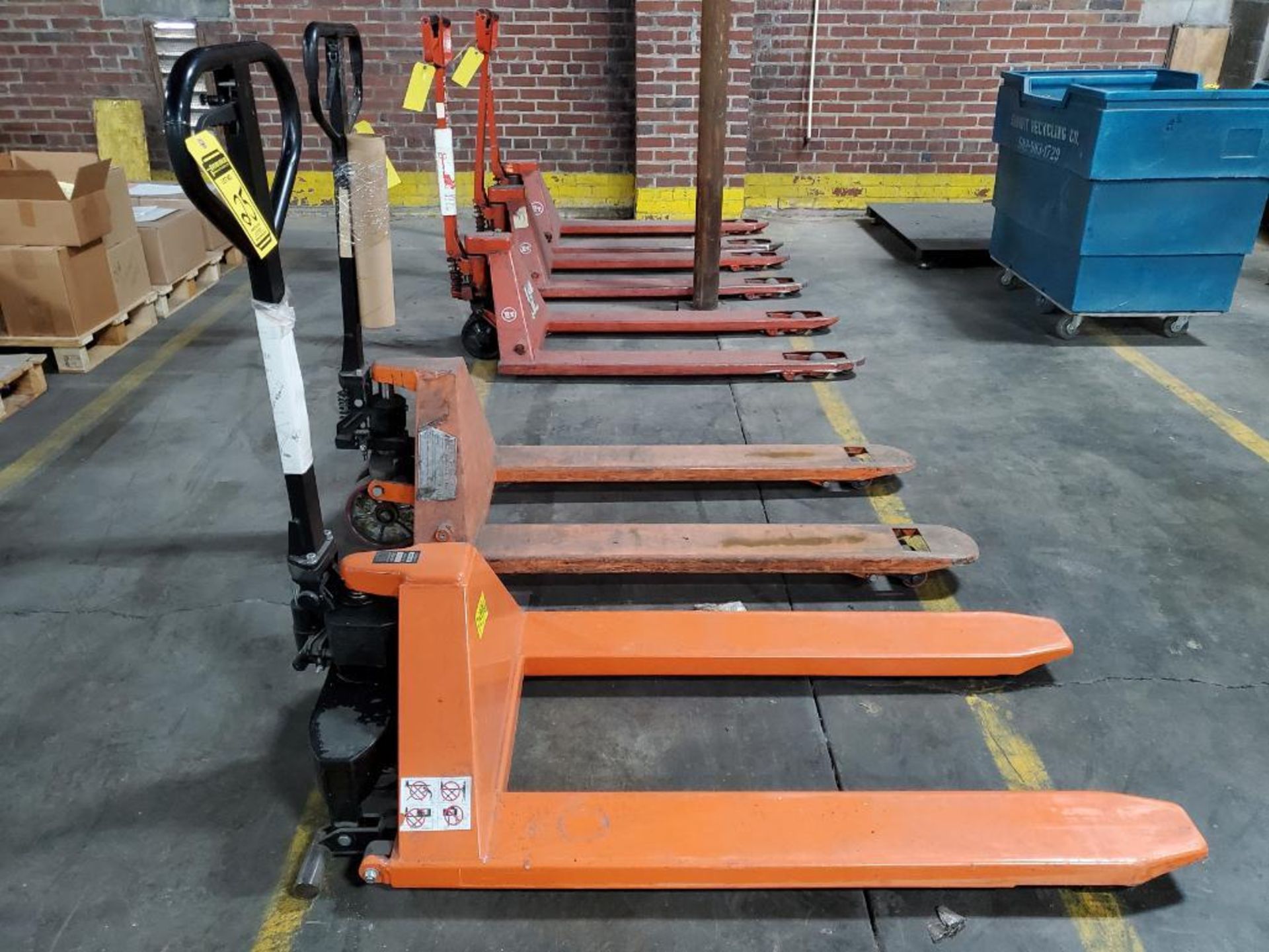 Zenith 2,200 Lb. Scissor Lift Pallet Jack, Slow/Fast Lift Function