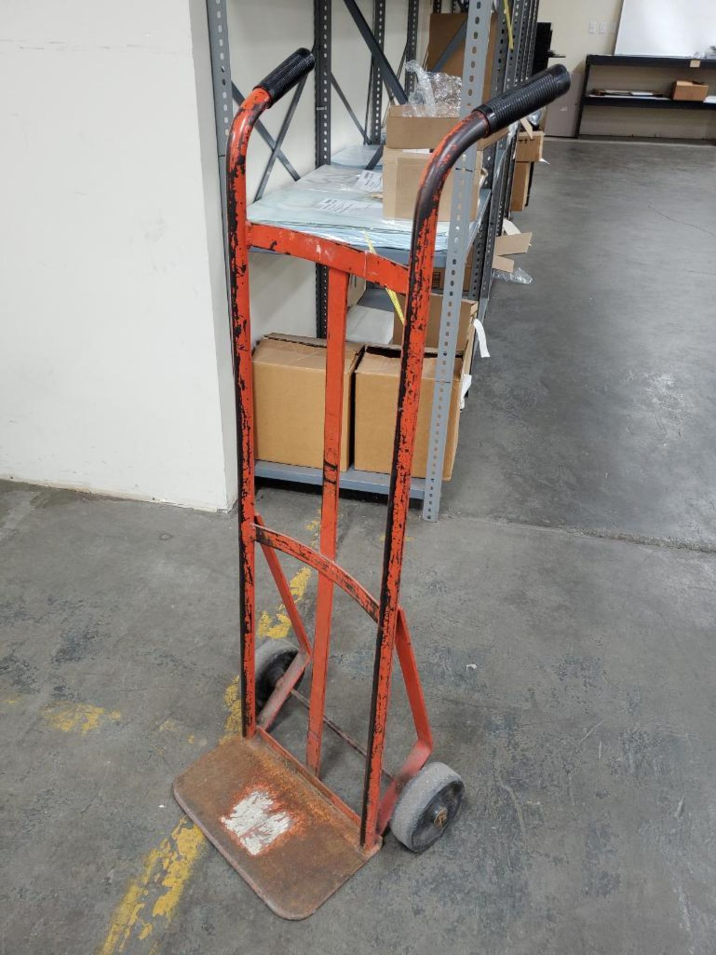 U-Haul Appliance Dolly, 2-Wheel Hand Truck, & (2) 4-Wheel Flat Carts w/ Steel Casters - Image 4 of 7