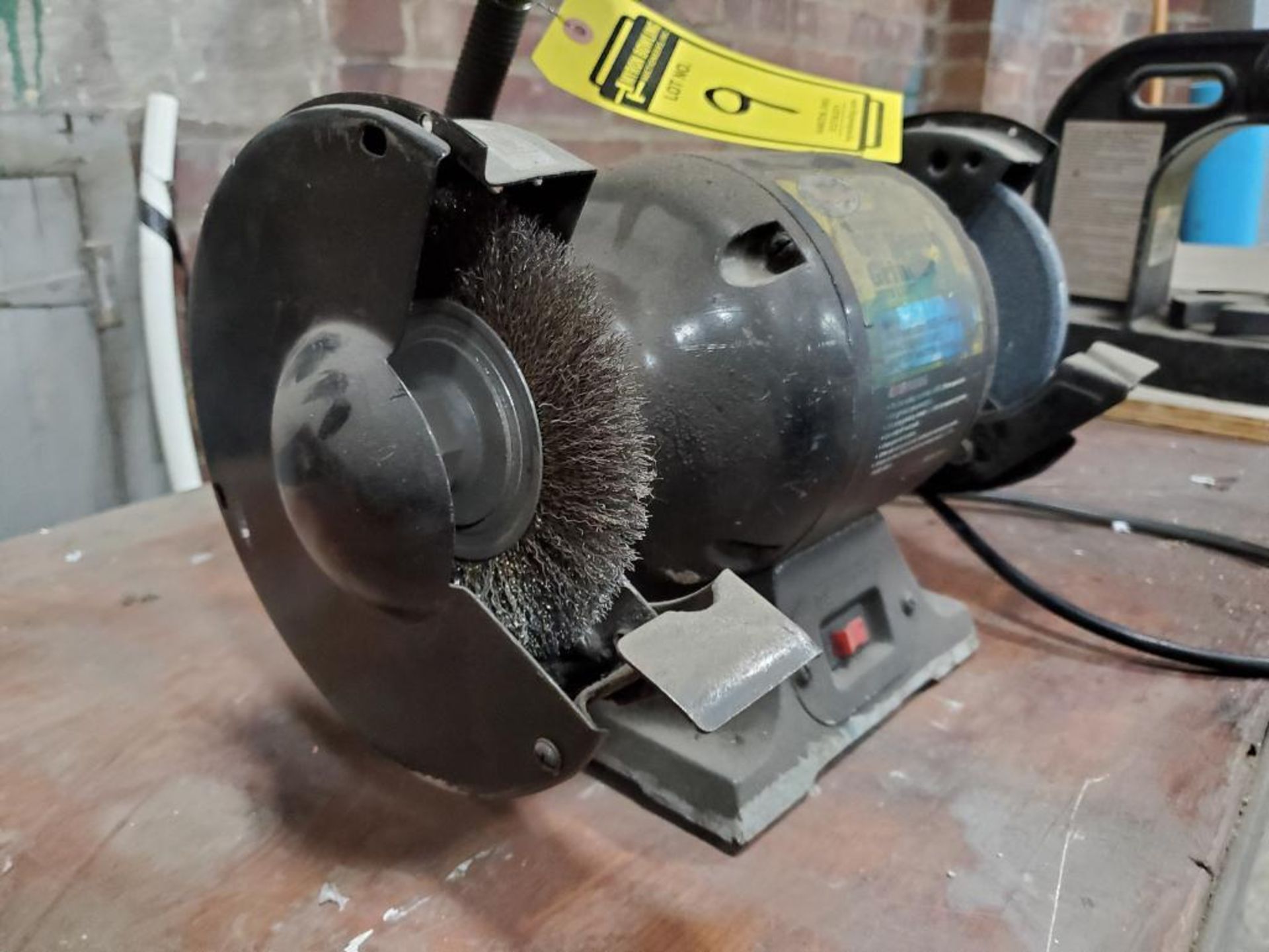 Collins 6" Double End Bench Grinder w/ Light - Image 3 of 3