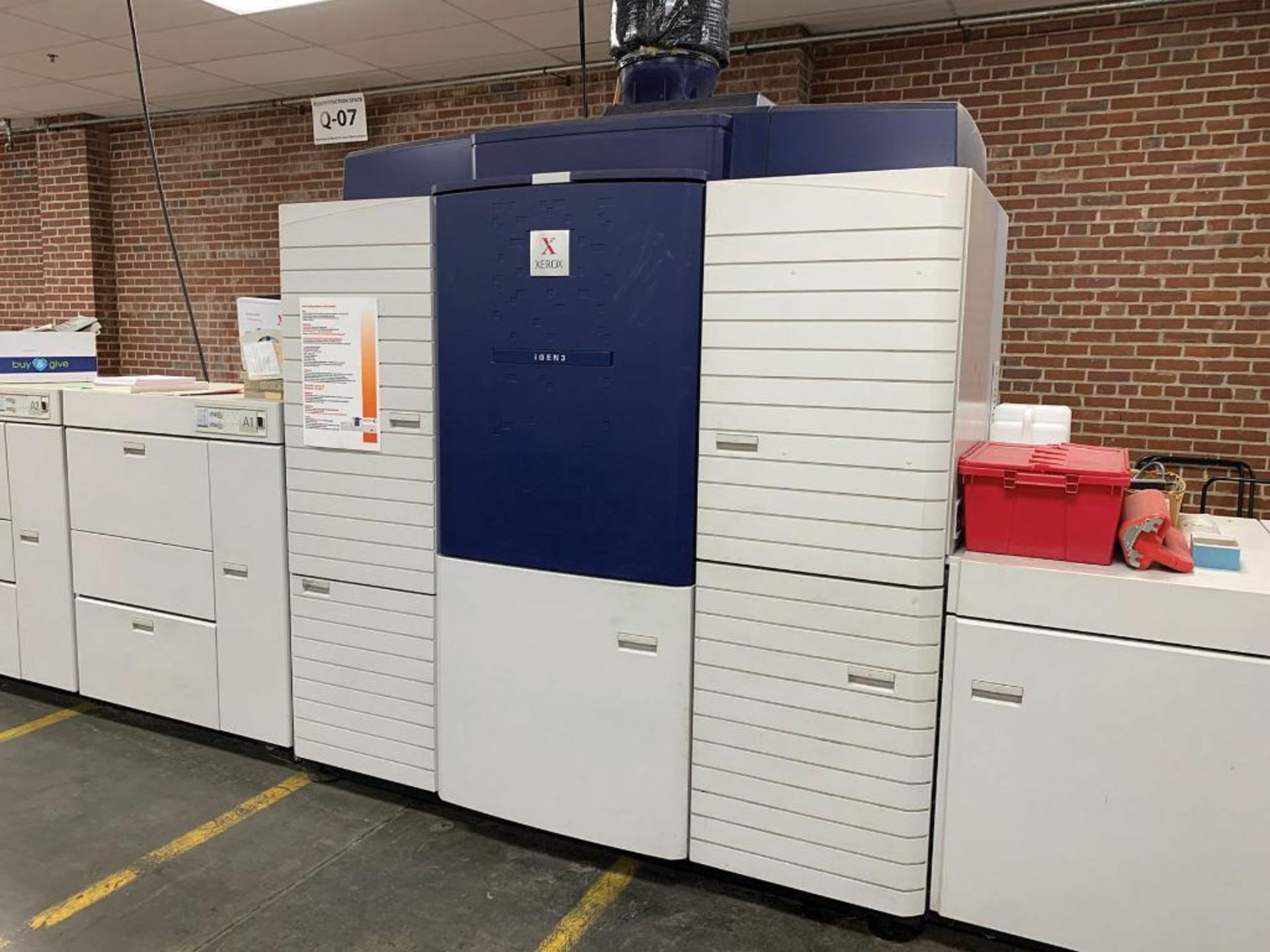 Xerox iGen3 Digital Production Press, Processor s/n CC9150978, Product Identifier Number VVC-2 (Mach - Image 2 of 17