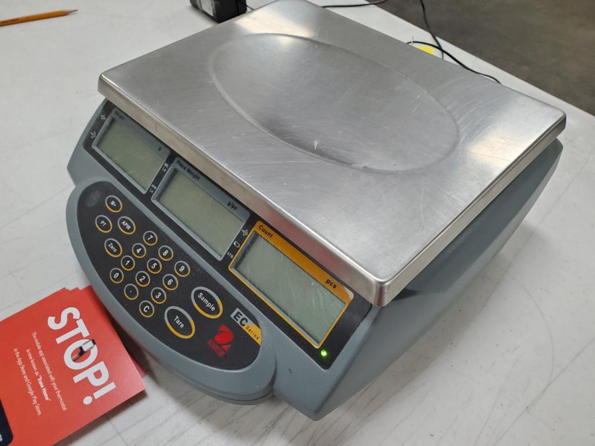 Ohaus EC Series Digital Scale/Counter, 14" X 12" Table - Image 3 of 4