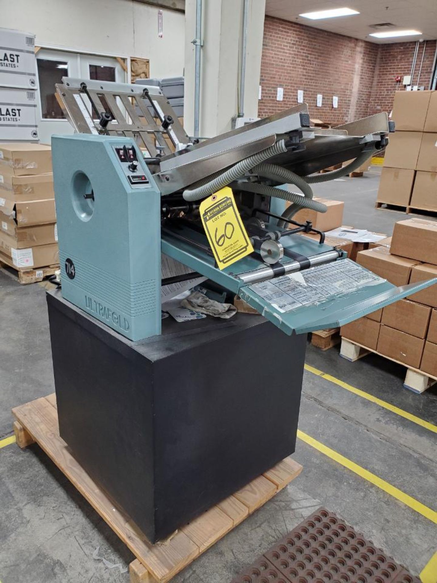 Baum 714 Ultrafold Folding Machine, 2-Fold & Double Letter Fold, 1 Hp - Image 2 of 8