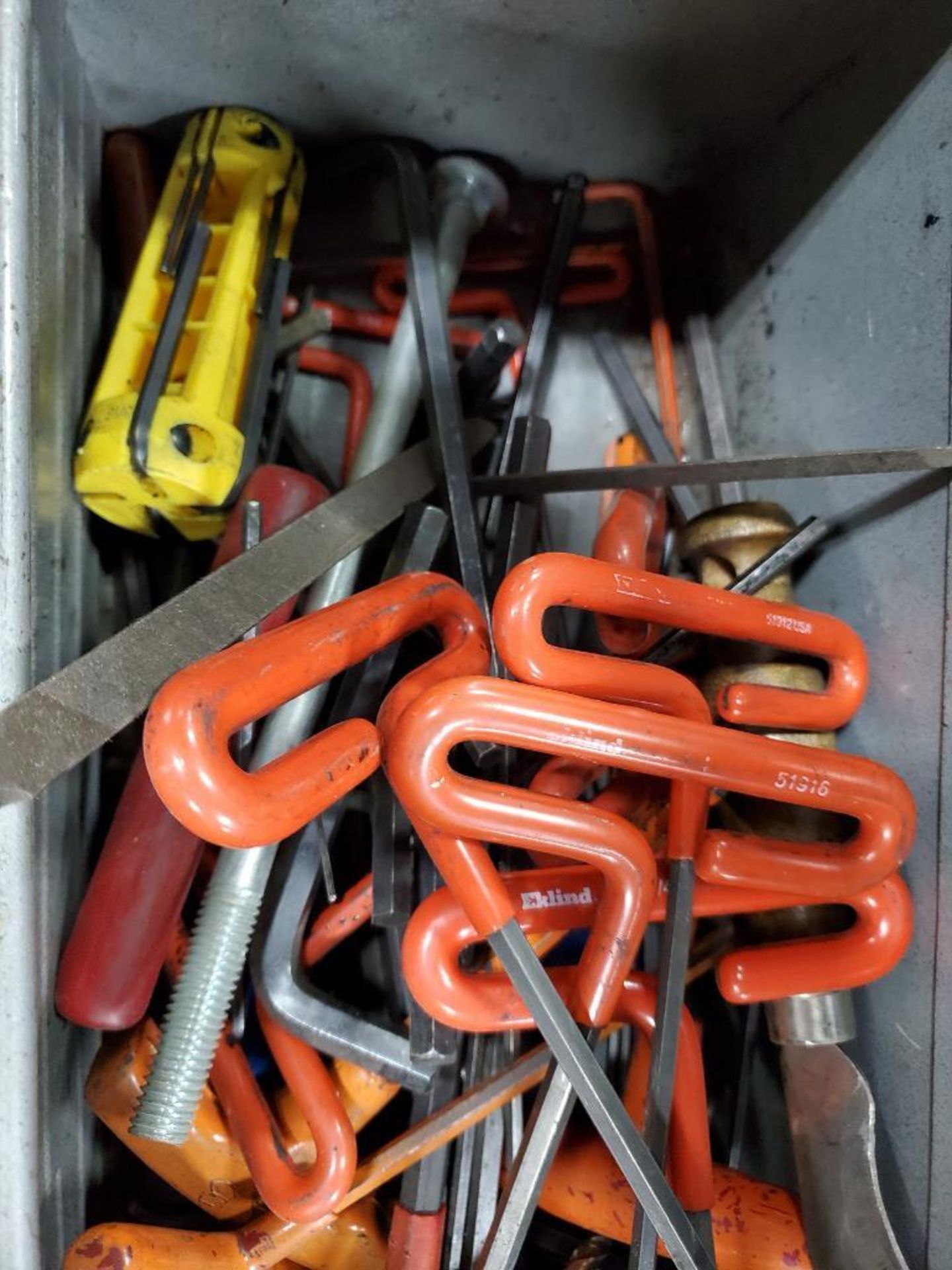 Toolbox & Containers Of Allen Wrenches, Allen Screw Drivers, Handle Wrenches, & Assorted - Image 5 of 6