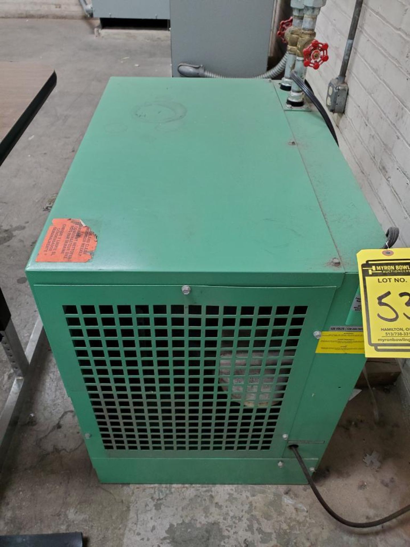 Speed Aire Refrigerated Air Dryer, Model 52557C, 1/2 Hp, 36.8 Cfm, R-22 - Image 2 of 5