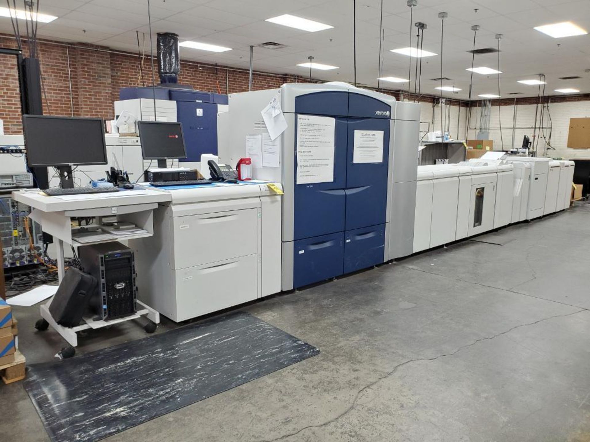 2012 Xerox Color 1000 Press Printer, Plockmatic Pro 50 Production Booklet Maker Finisher, Stacker Ca - Image 4 of 21