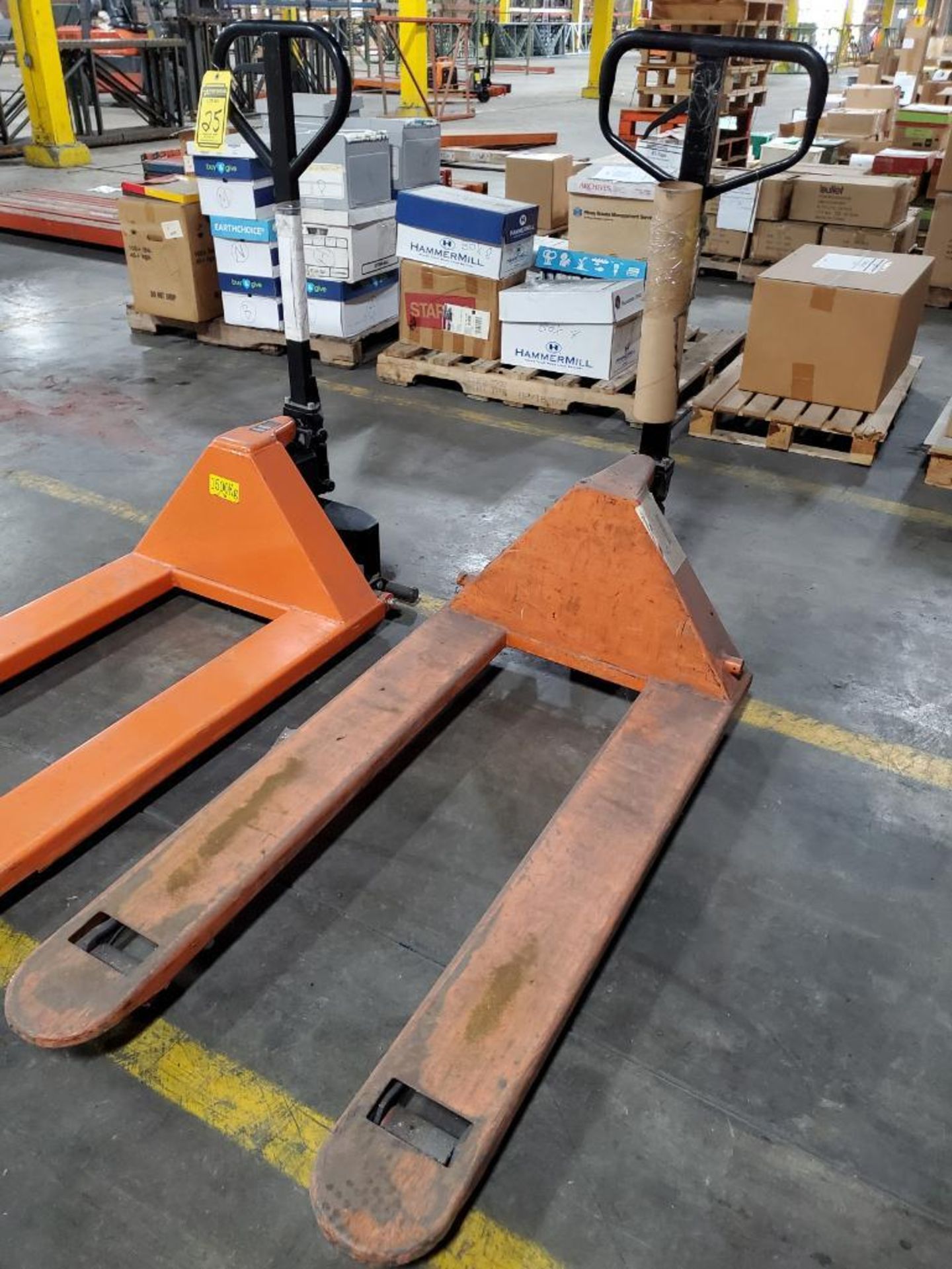 Central Hydraulics 4,000 Lb. Hydraulic Pallet Jack, 47-1/2" Forks - Image 2 of 3