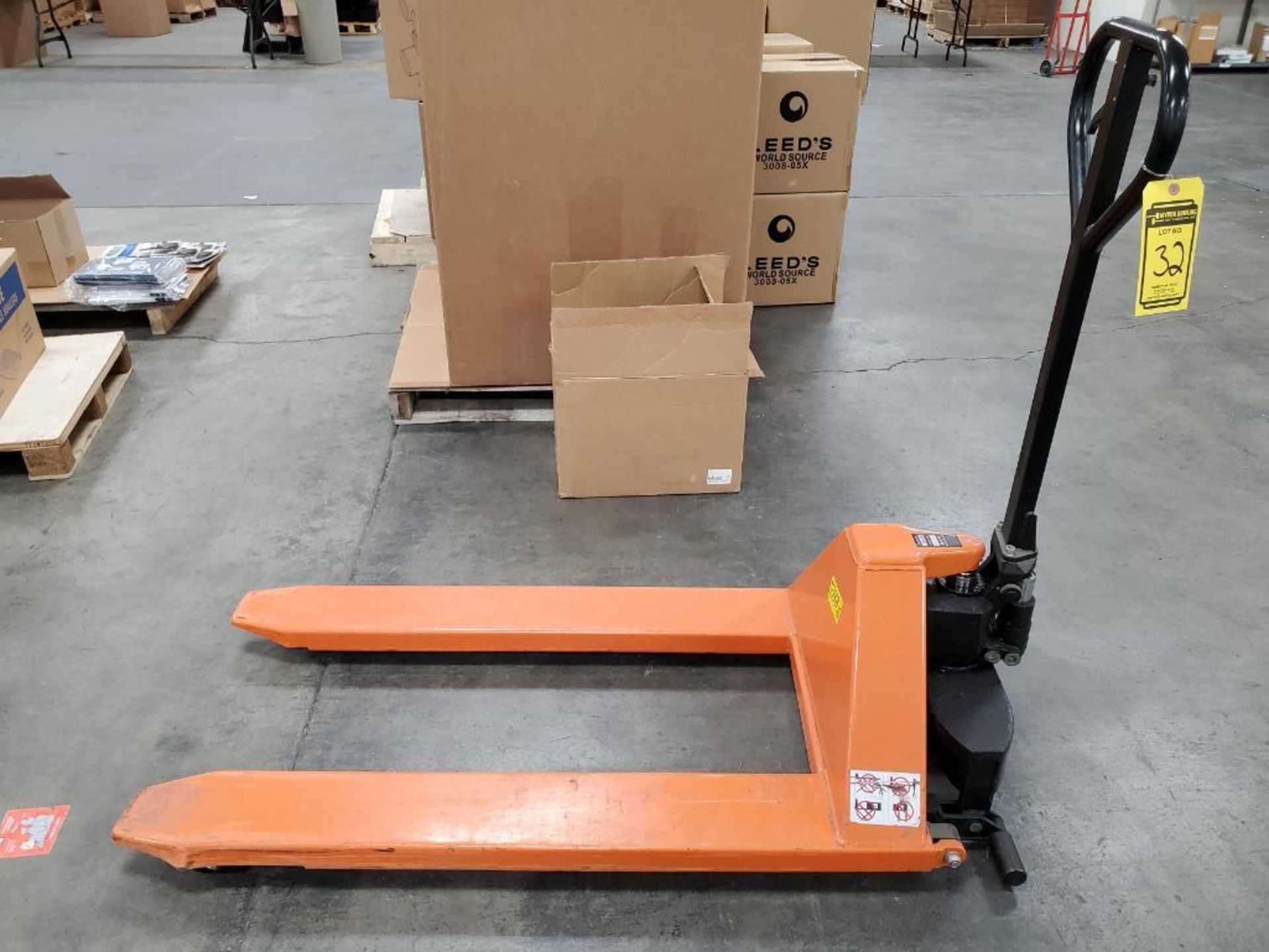 Zenith 2,200 Lb. Scissor Lift Pallet Jack, Slow/Fast Lift Function