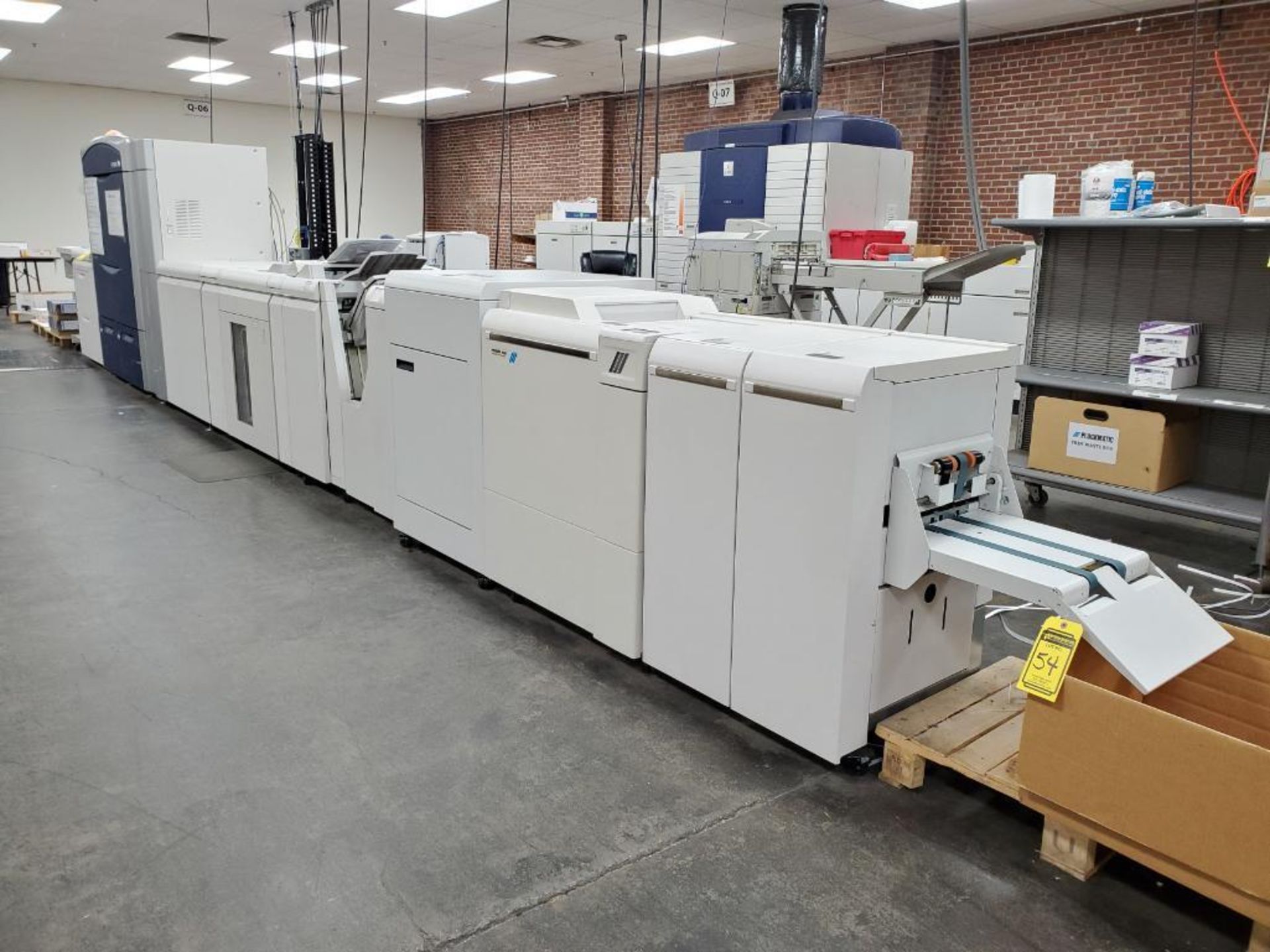 2012 Xerox Color 1000 Press Printer, Plockmatic Pro 50 Production Booklet Maker Finisher, Stacker Ca - Image 6 of 21