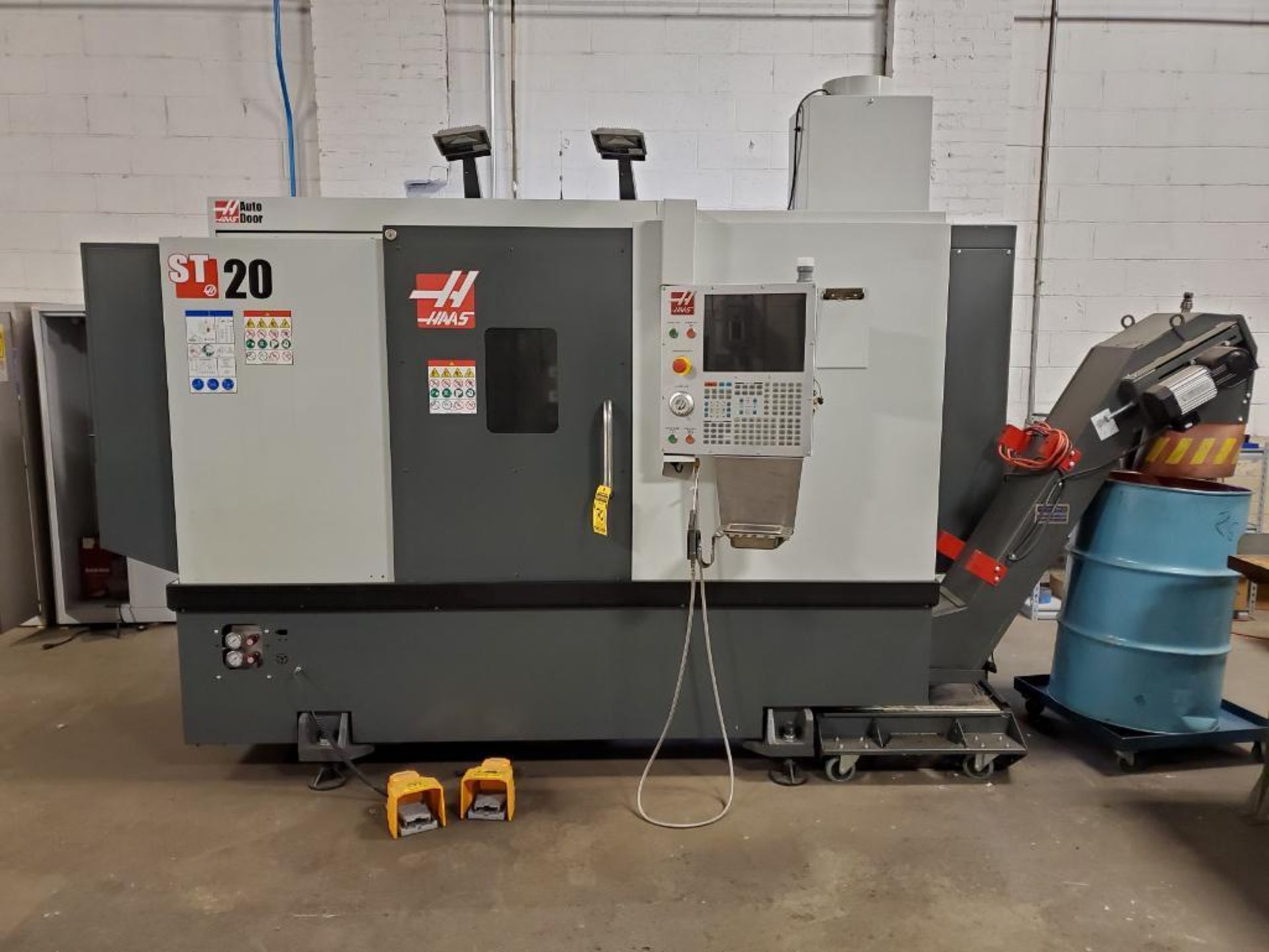 2020 Haas ST20 Horizontal CNC Lathe, s/n 3118374, Auto-Door Function, Haas CNC DRO Control, 12-Stati