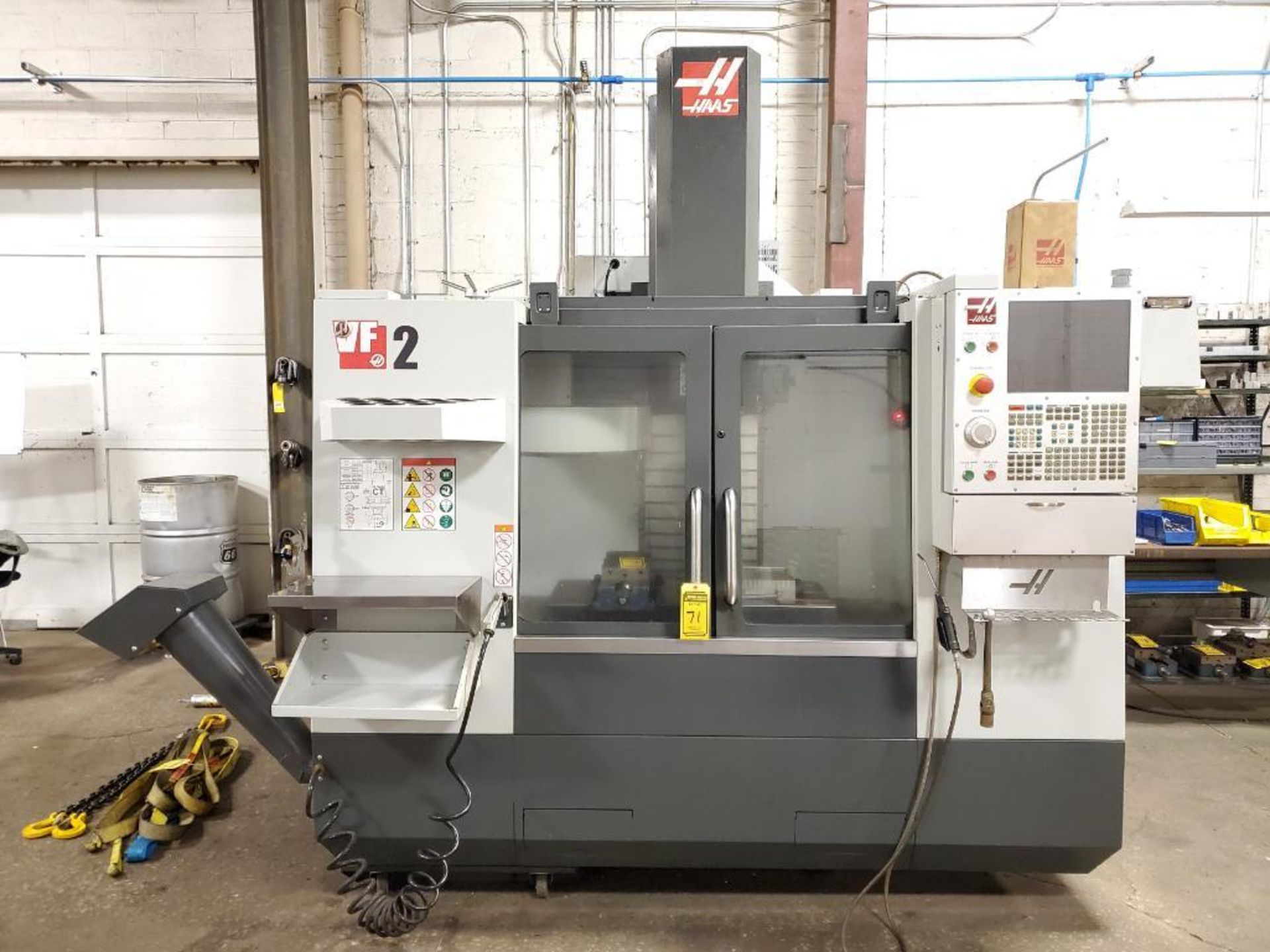 2018 Haas VF2 Vertical CNC Machining Center, s/n 1157725, CT/DIN ISO 40-Taper, 20-Station Tool Holde - Image 3 of 25