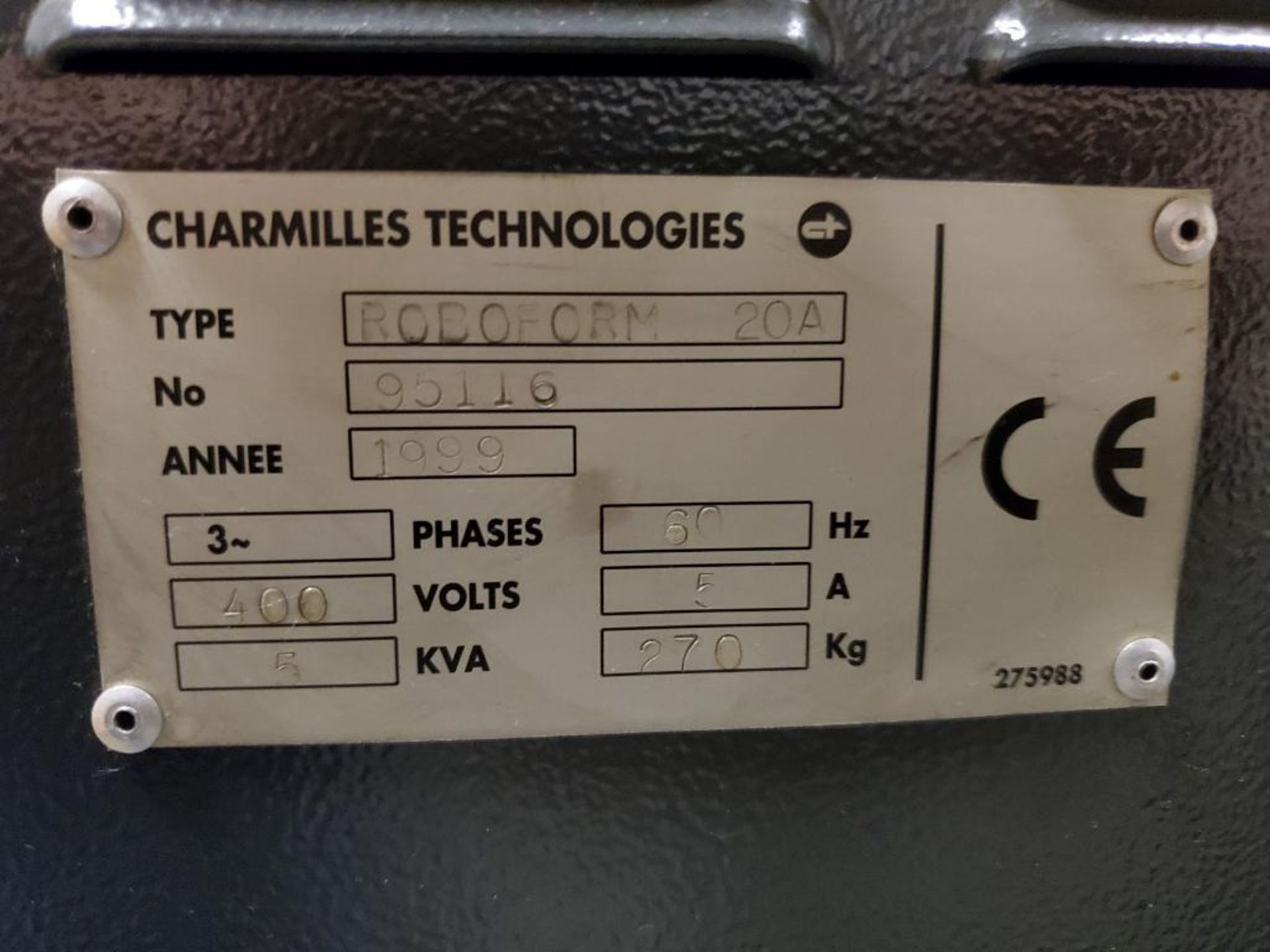 1999 Charmilles Roboform 20A EDM Machine, s/n 225045, Neslab CFT-300 Refrigerated Recirculator, 32-S - Image 14 of 20