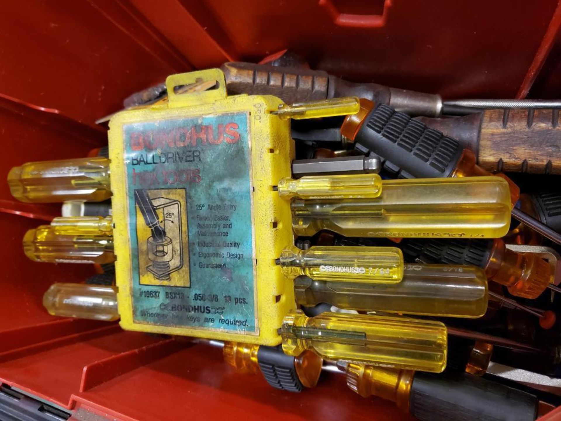 Assorted Screwdrivers in Toolbox - Image 3 of 6