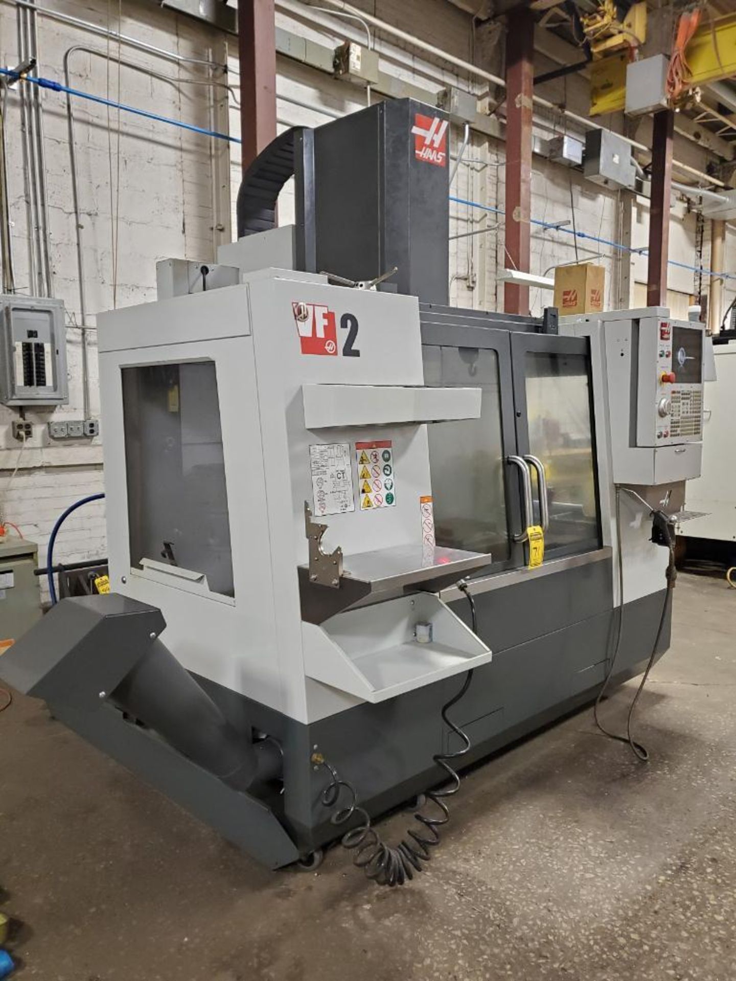 2018 Haas VF2 Vertical CNC Machining Center, s/n 1157725, CT/DIN ISO 40-Taper, 20-Station Tool Holde - Image 7 of 25