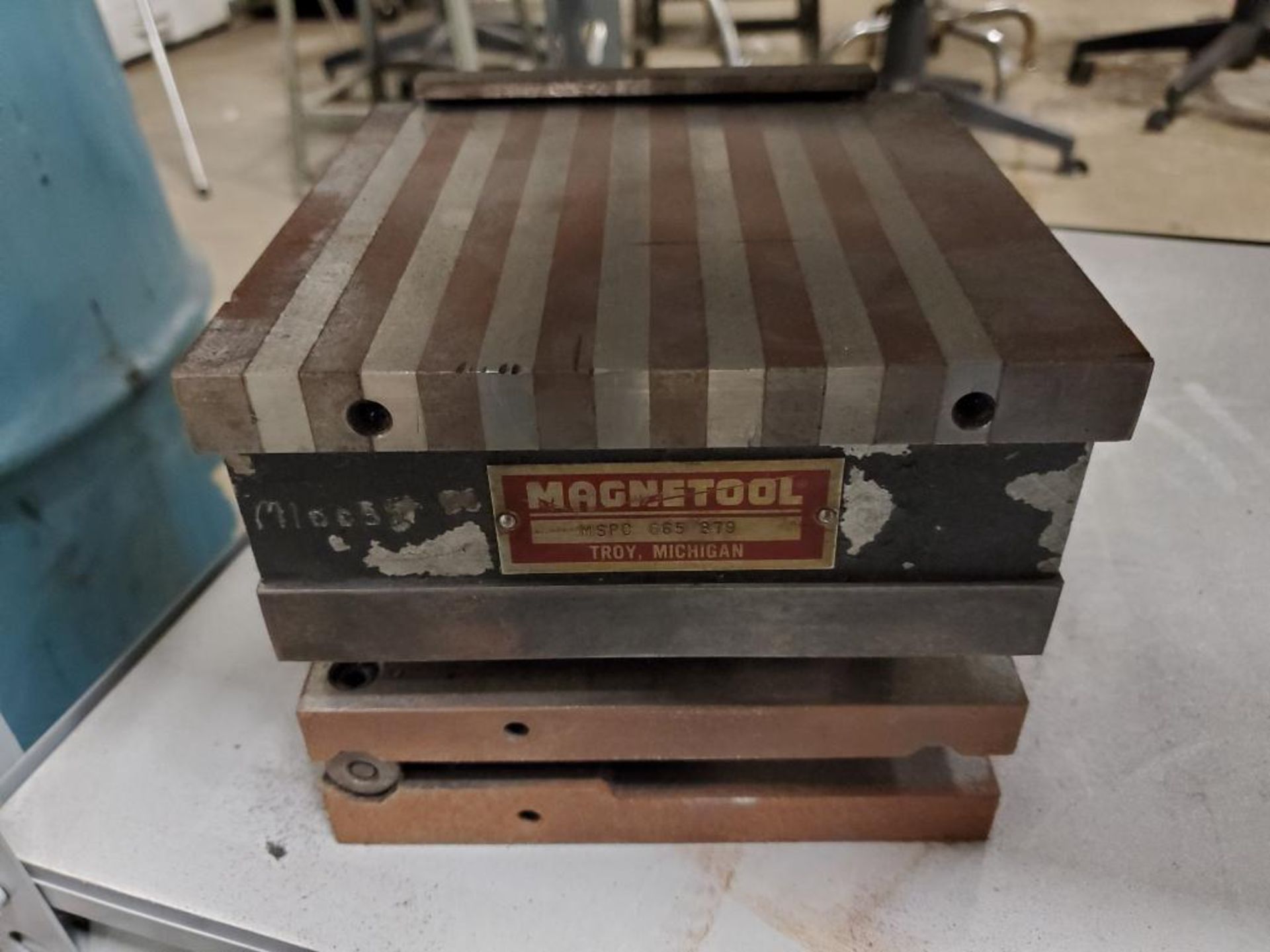 Magnetool 6-3/8" X 6" Magnetic Sine Plate, Model MSPC-665-379 - Image 3 of 4