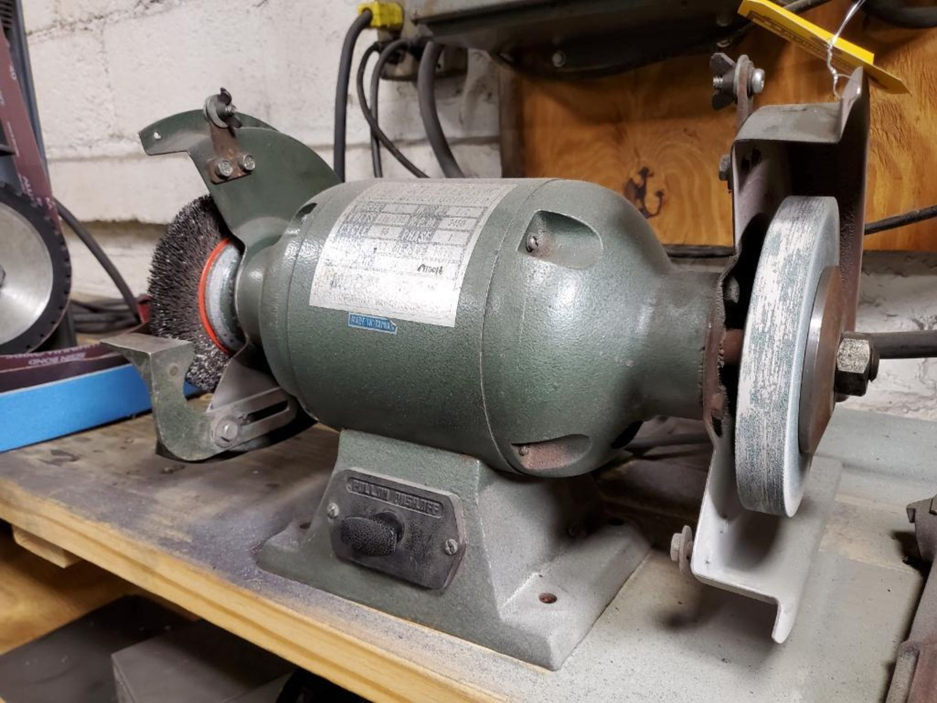 1976 Jet 8" Double End Bench Grinder, Model BG-8, 1/2 Hp, 3,450 Rpm - Image 3 of 4