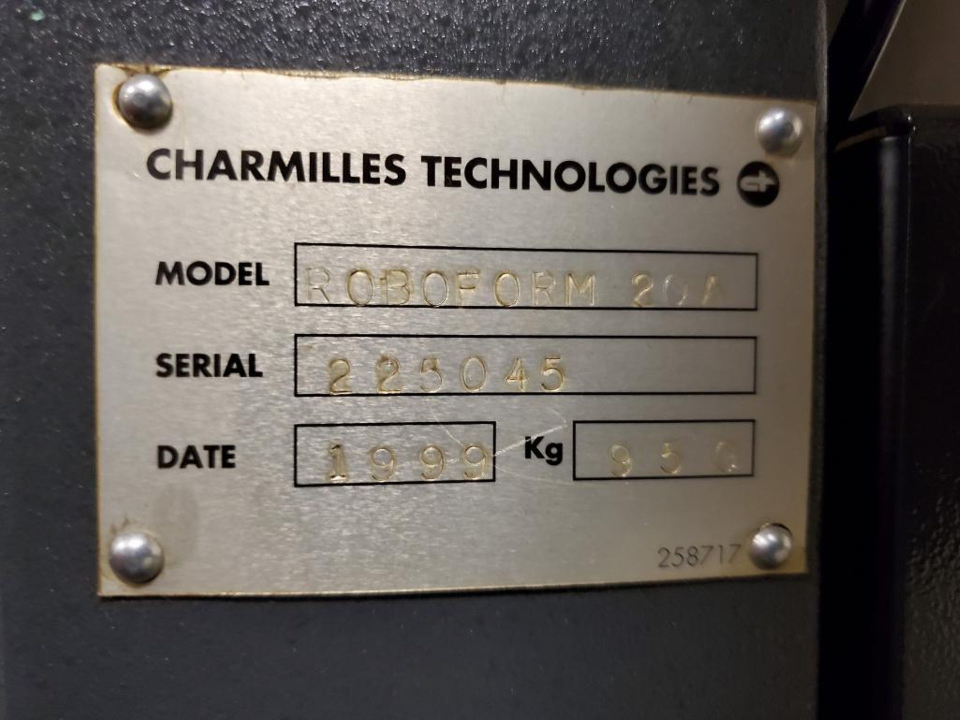 1999 Charmilles Roboform 20A EDM Machine, s/n 225045, Neslab CFT-300 Refrigerated Recirculator, 32-S - Image 15 of 20