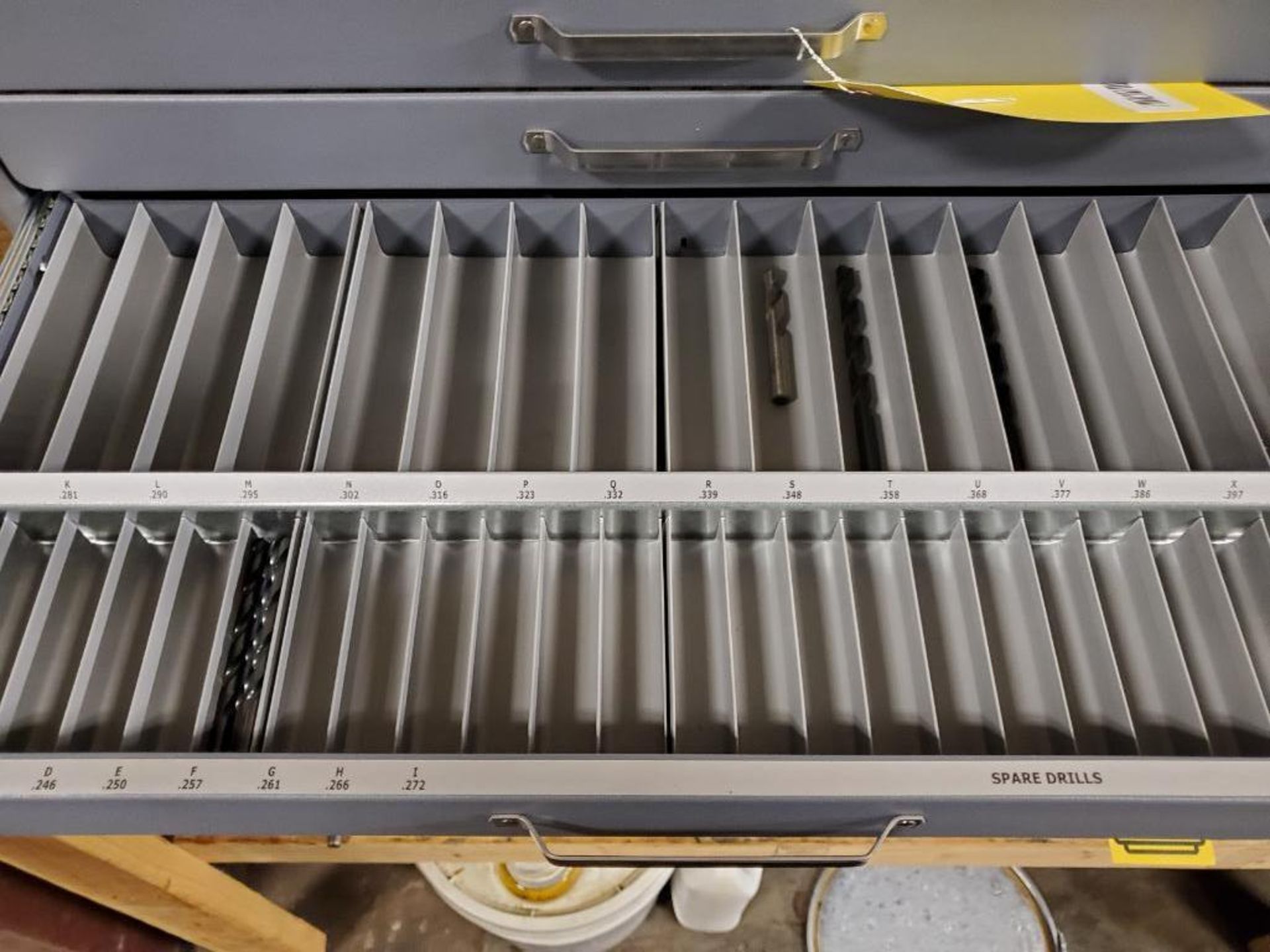Hout 4-Drawer Drill Index Cabinet w/ Content & (3) Boxes Of Perishable Twist Drill Bits, High Speeds - Image 3 of 12