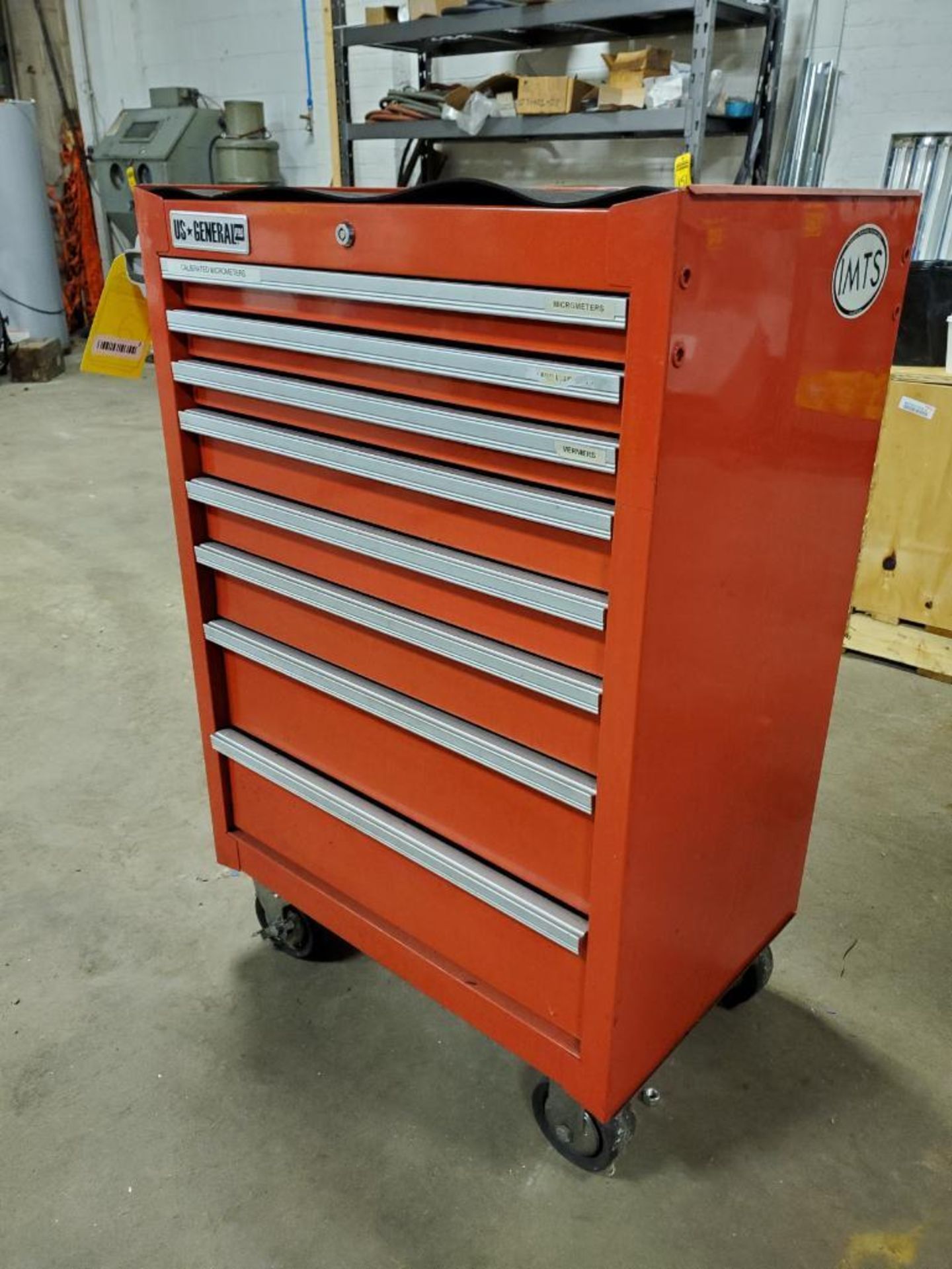 US General Pro 26" 8-Drawer Industrial Rolling Tool Cabinet - Image 2 of 6