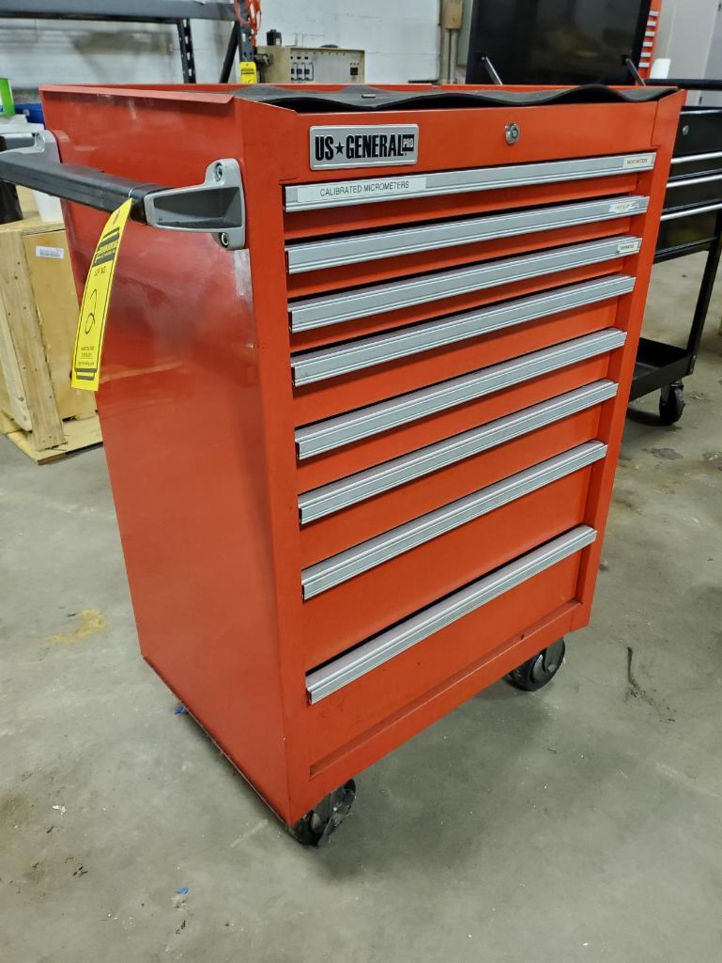 US General Pro 26" 8-Drawer Industrial Rolling Tool Cabinet - Image 3 of 6