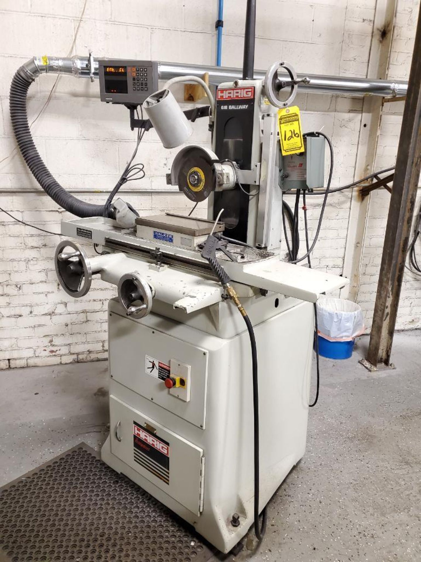 Harig 618 Ballway Automatic Surface Grinder, Heidenhain 2-Axis DRO Control, Walker 12" X 6" PMC, Lig - Image 3 of 7