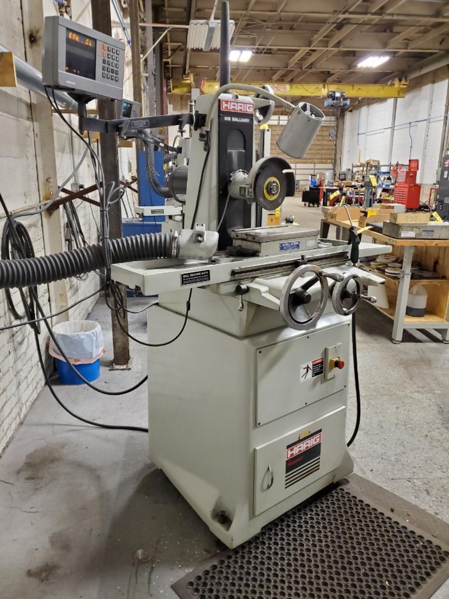 Harig 618 Ballway Automatic Surface Grinder, Heidenhain 2-Axis DRO Control, Walker 12" X 6" PMC, Lig - Image 2 of 7